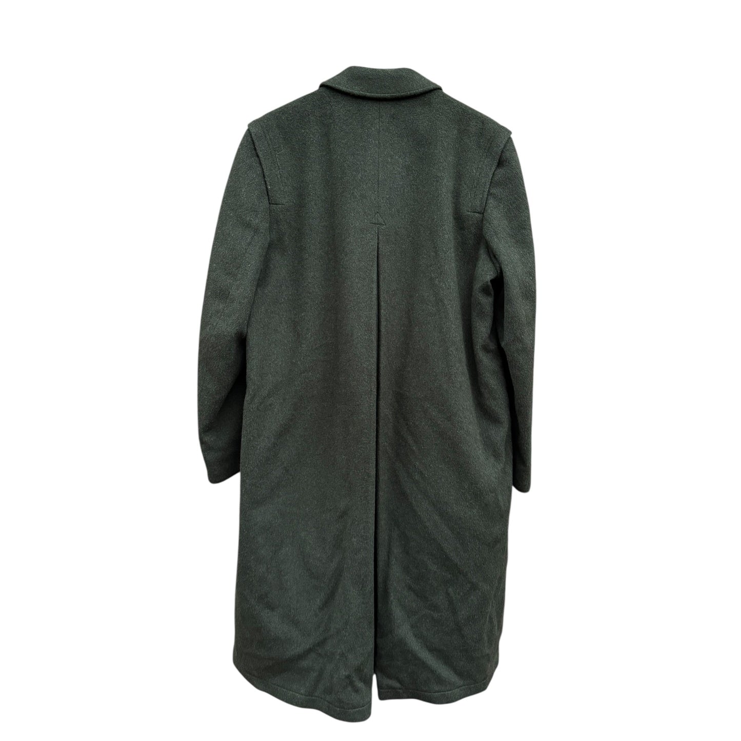 🌳 Palton Vintage Bărbați Verde Închis din Lână Virgină și Alpaca – EU 46 (S oversized / M) - anbracaminte