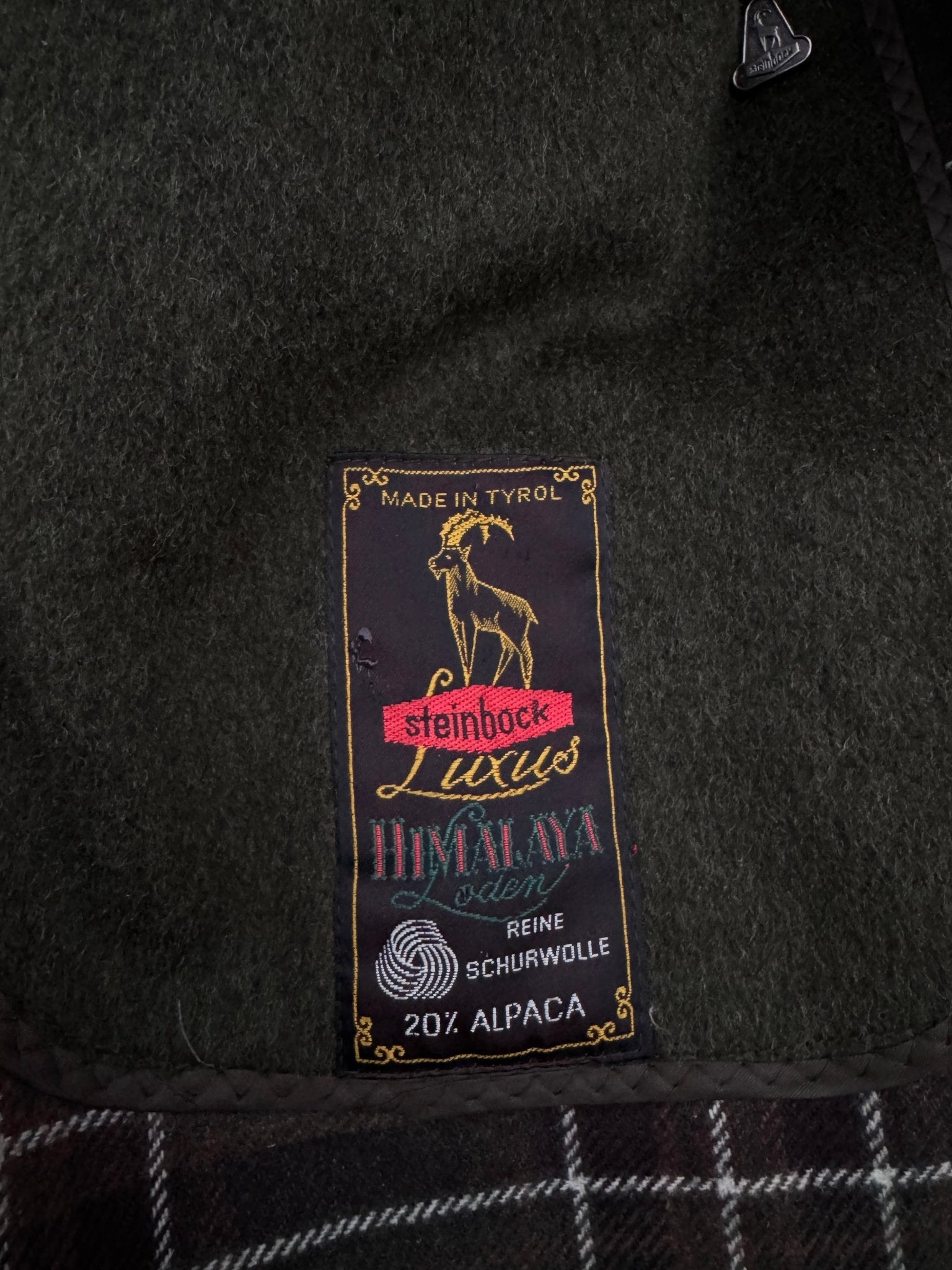 🌳 Palton Vintage Bărbați Verde Închis din Lână Virgină și Alpaca – EU 46 (S oversized / M) - anbracaminte