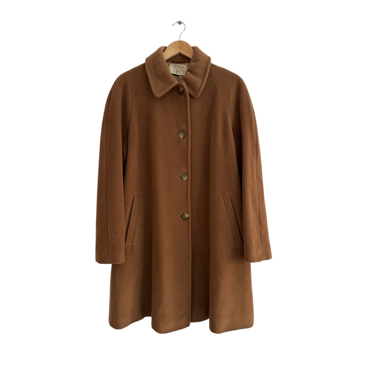🐫 Palton Vintage Camel din Lână Virgină – EU 39 (M Damă) - anbracaminte
