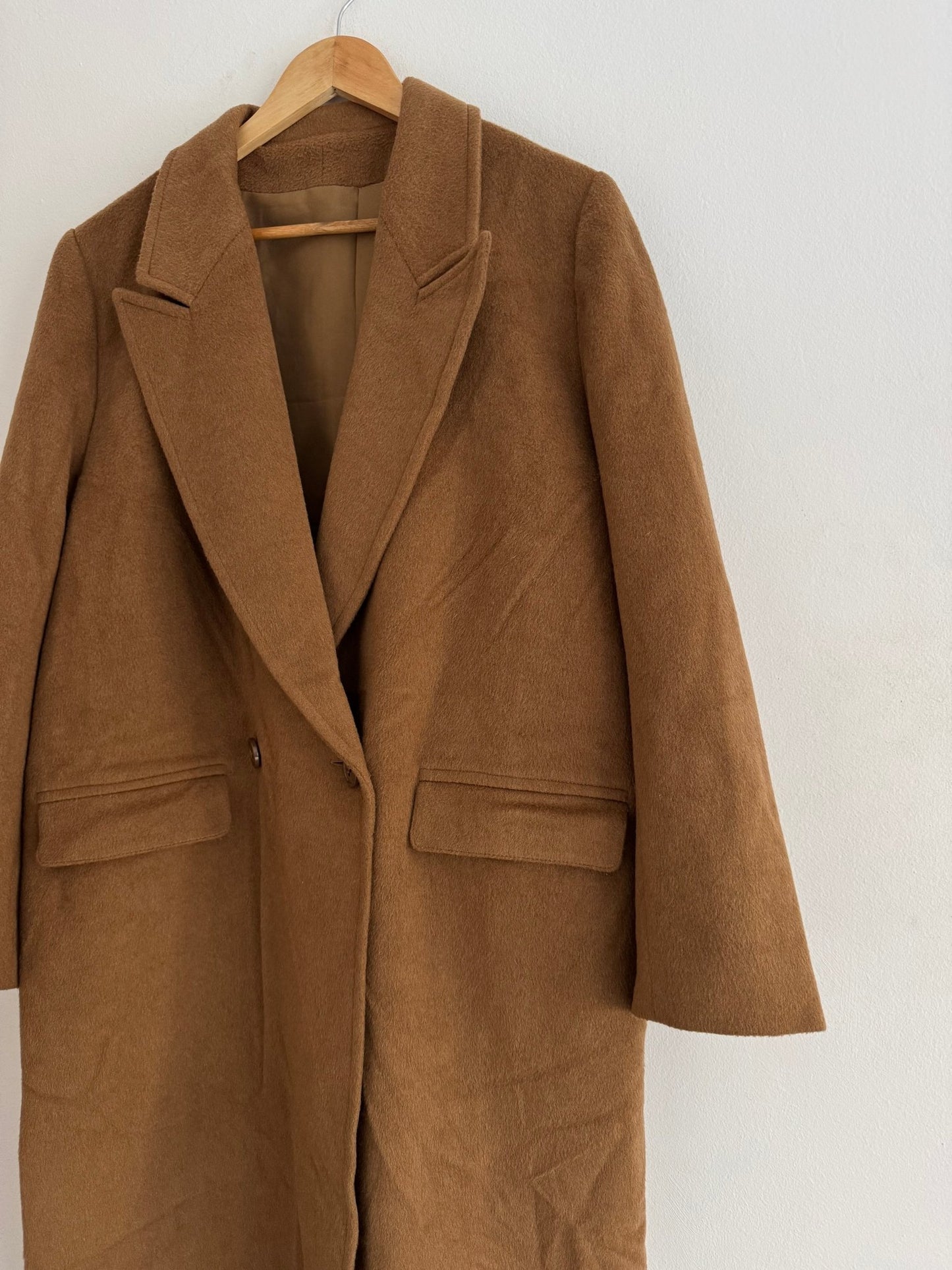 🐫 Palton Vintage Damă Camel din Lână și Cașmir – Marimea M/L aprox. - anbracaminte