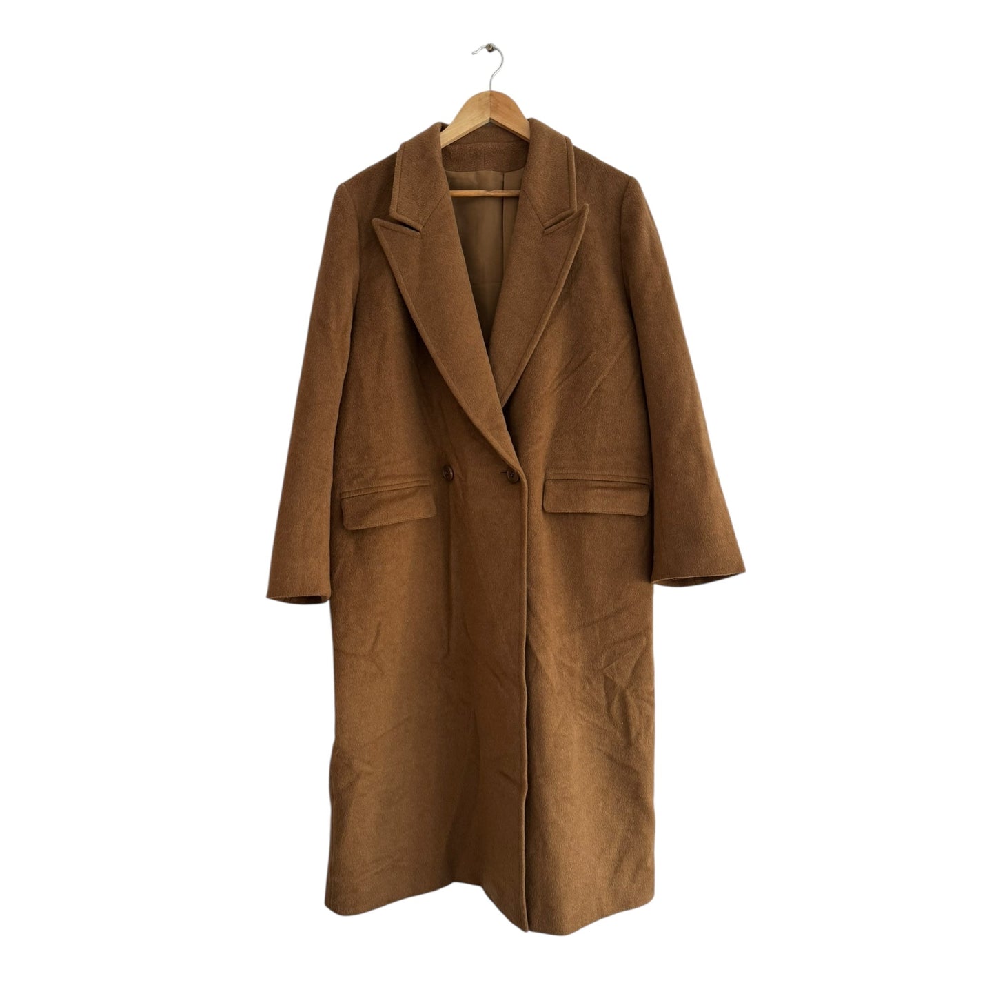 🐫 Palton Vintage Damă Camel din Lână și Cașmir – Marimea M/L aprox. - anbracaminte