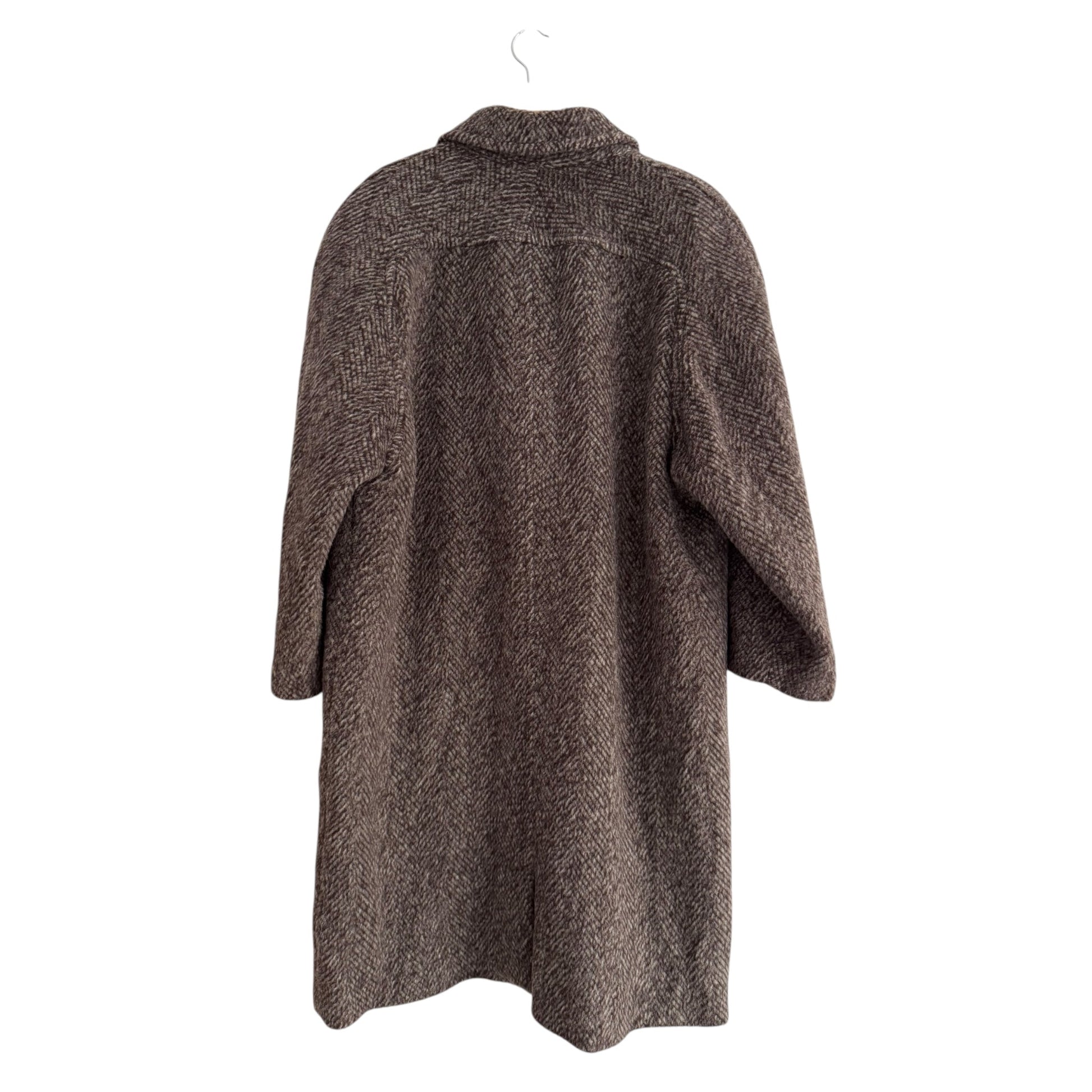 🧥 Palton Vintage Damă din Lână și Mohair Texturat – EU 42 (L) - anbracaminte