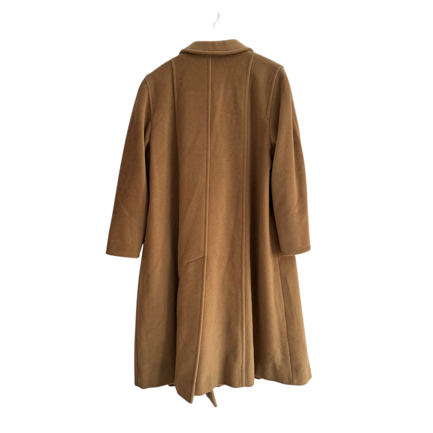 🐫 Palton Vintage Double Breasted Camel din Lână Virgină și Cașmir – Femei (aprox. M/L) - anbracaminte