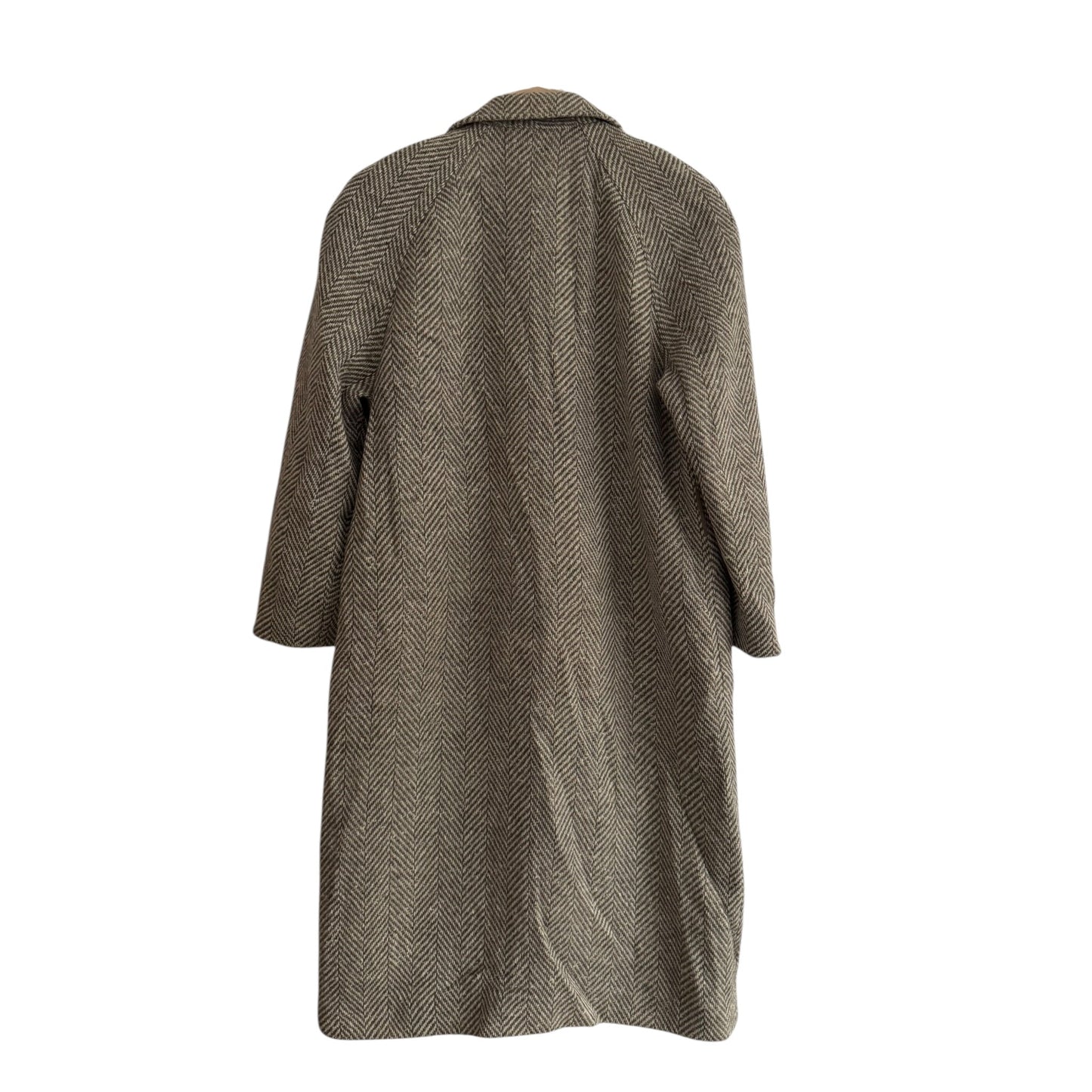 🧥 Palton Vintage Double Breasted din Lână de Miel Texturată – EU 40 (M/L Damă) - anbracaminte