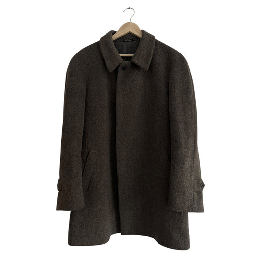 🧥 Palton Vintage Loden Mid Length din Lână – 52 (L Bărbați) - anbracaminte