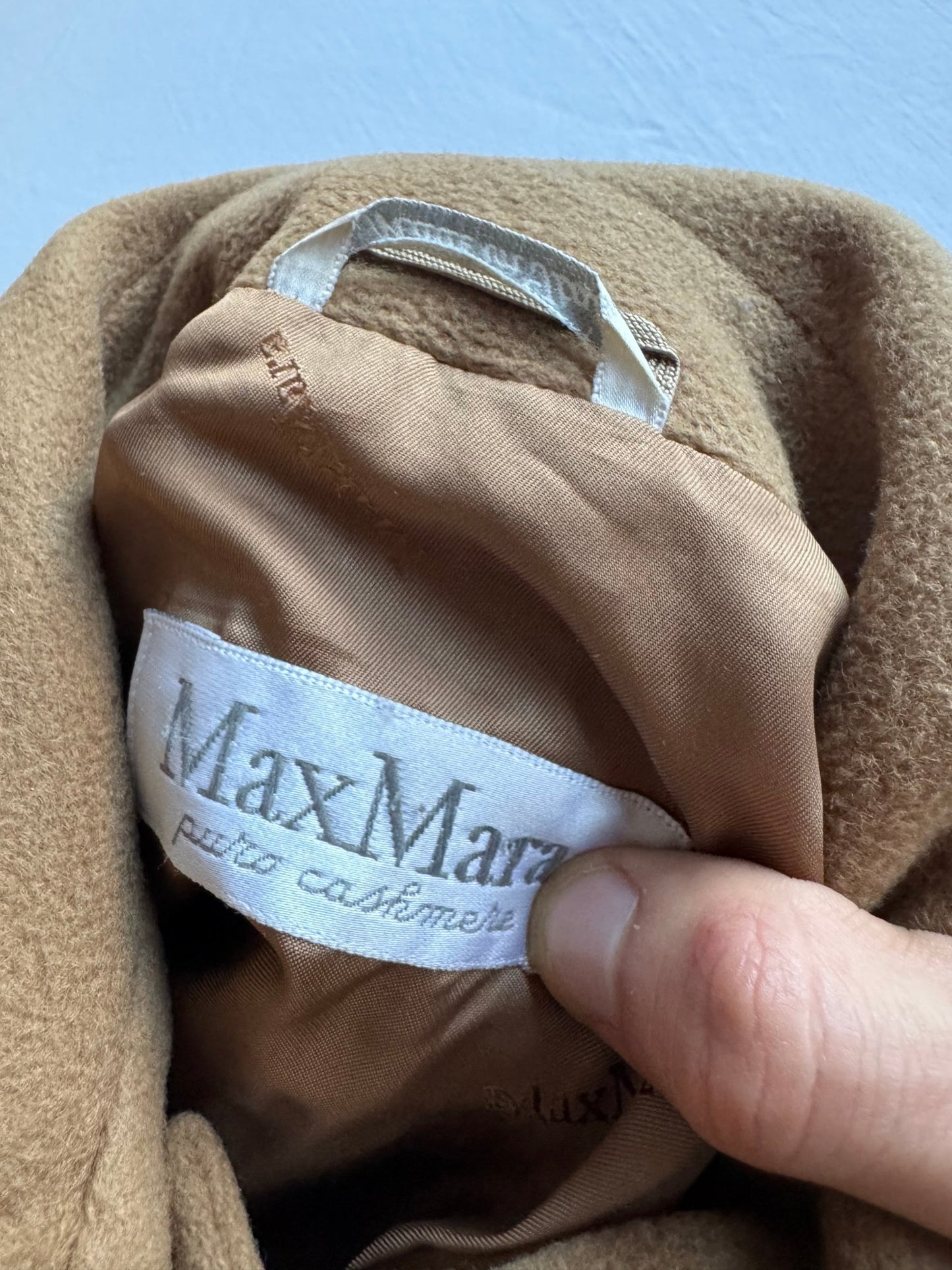 🧥 Palton Vintage Max Mara din Cașmir Camel – Mărime S Femei - anbracaminte