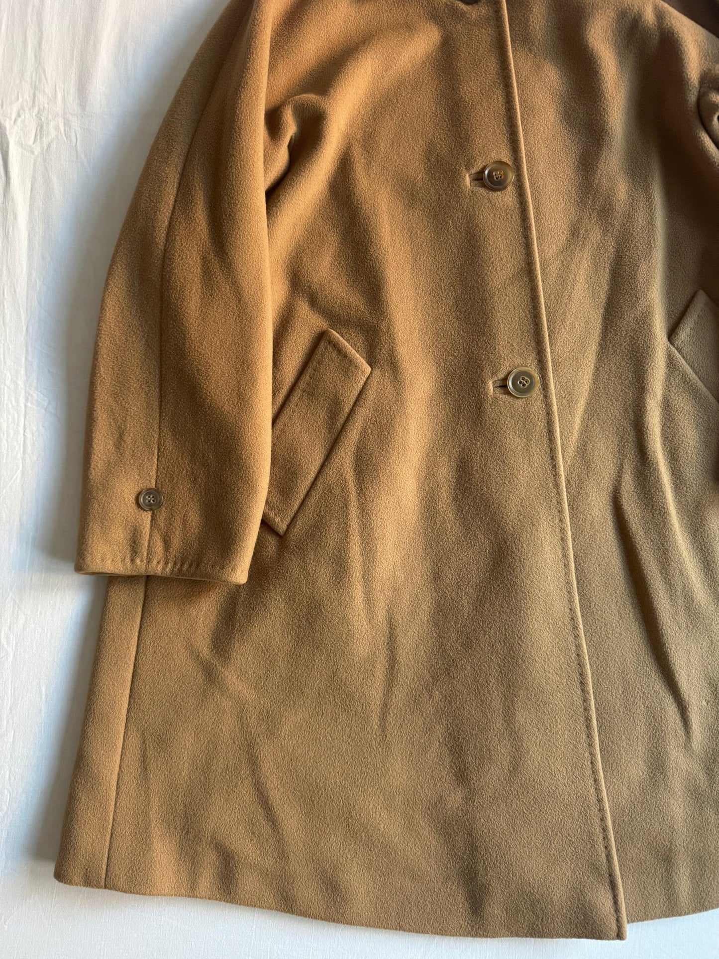 🧥 Palton Vintage Max Mara din Cașmir Camel – Mărime S Femei - anbracaminte