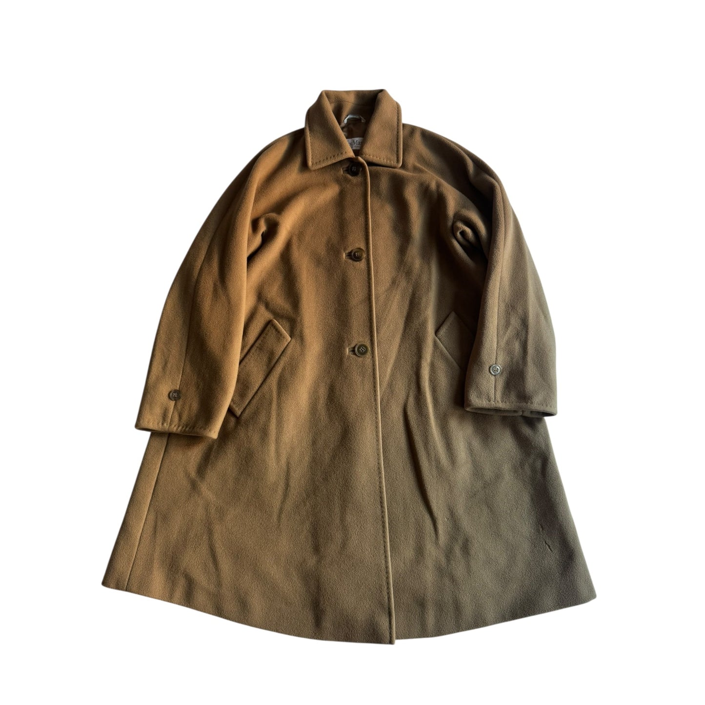 🧥 Palton Vintage Max Mara din Cașmir Camel – Mărime S Femei - anbracaminte