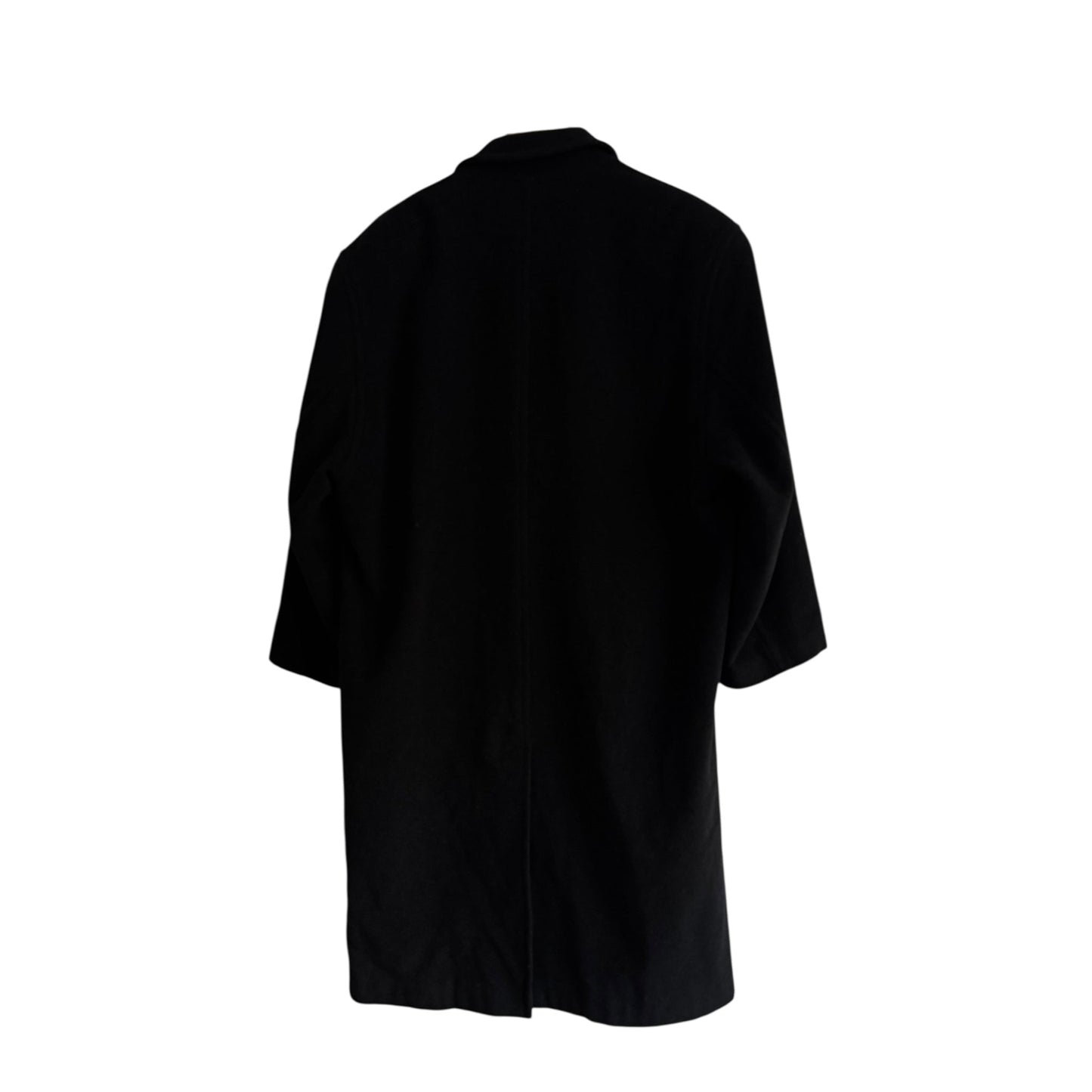🧥 Palton Vintage Negru din Lână – M / S Oversized Bărbați - anbracaminte