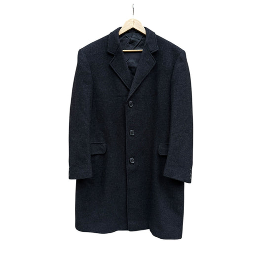 🧥 Palton Vintage Negru din Lână Woolton – Aprox. M/L Bărbați - anbracaminte