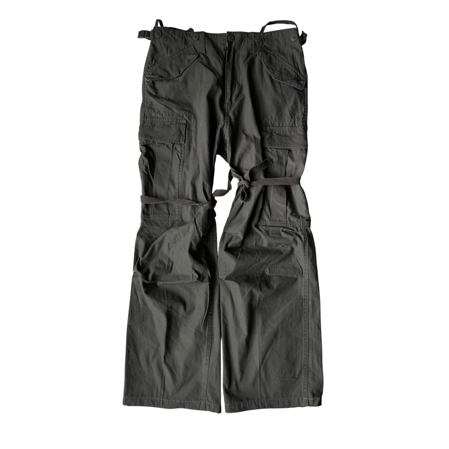 🪂 Pantaloni Cargo Baggy Y2K Bondage Style – Approx. W32 – Ajustabili - anbracaminte