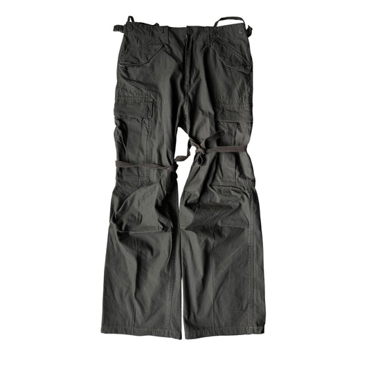 🪂 Pantaloni Cargo Baggy Y2K Bondage Style – Approx. W32 – Ajustabili - anbracaminte