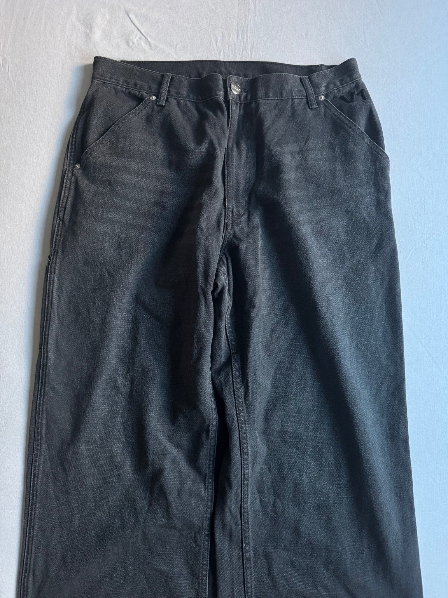 🔨 Pantaloni Carpenter Cold Culture Washed Black – Mărime L Bărbați - anbracaminte