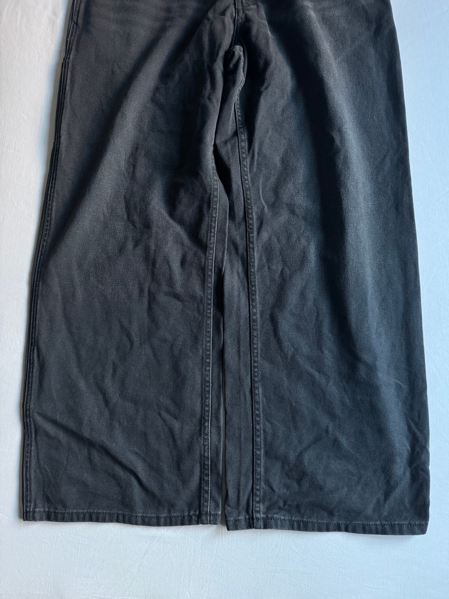 🔨 Pantaloni Carpenter Cold Culture Washed Black – Mărime L Bărbați - anbracaminte