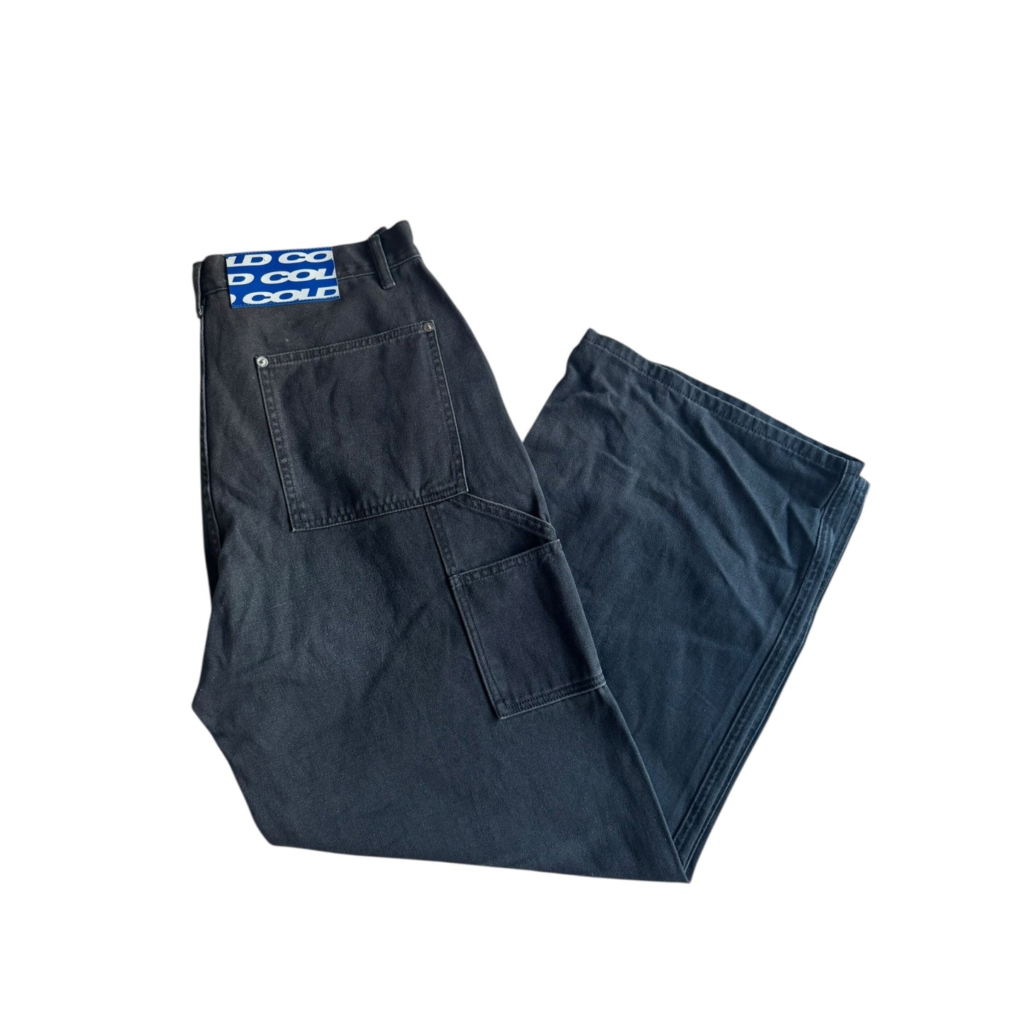 🔨 Pantaloni Carpenter Cold Culture Washed Black – Mărime L Bărbați - anbracaminte