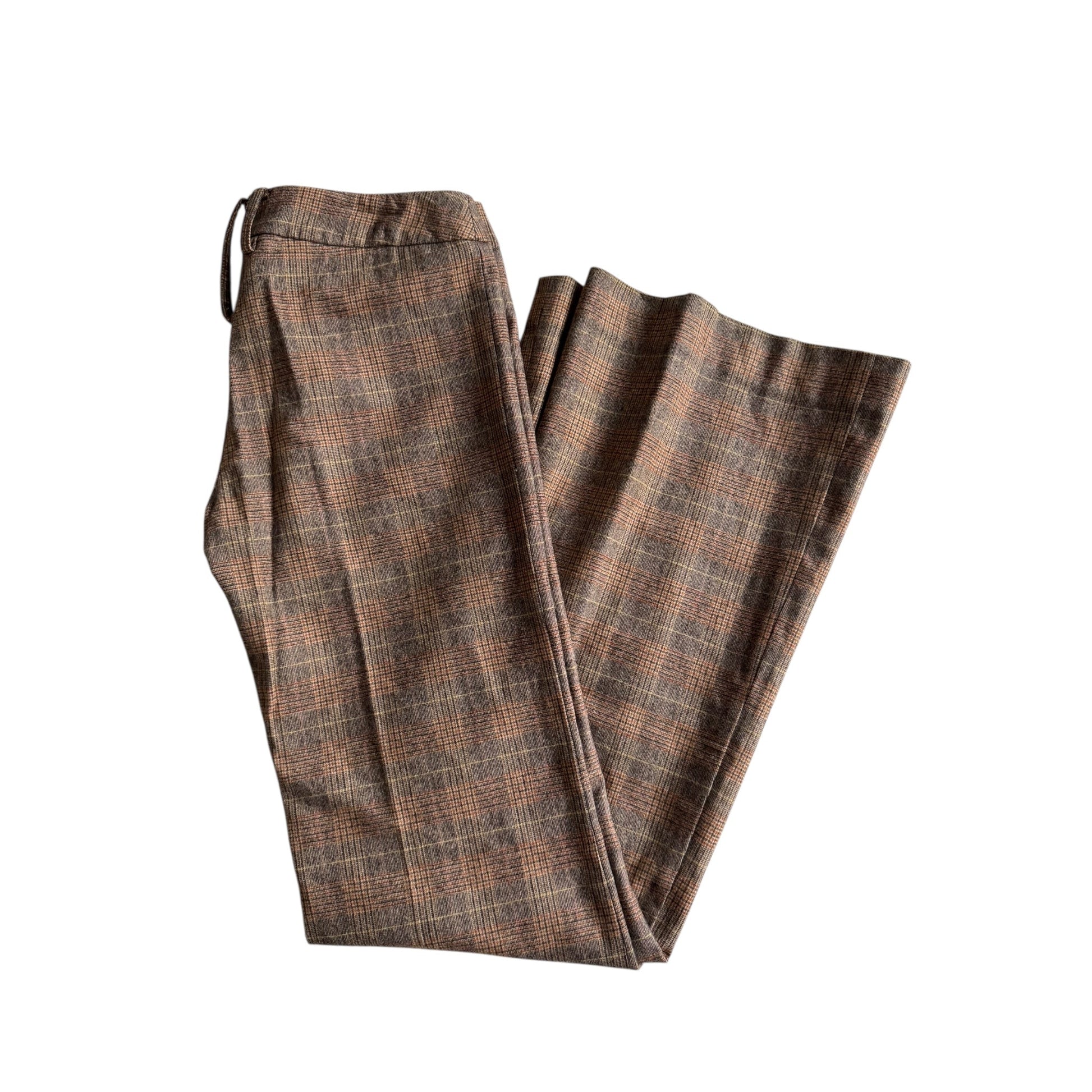 🐑 Pantaloni evazați Patrizia Pepe Y2K din lână virgină – mărimea IT 40 (mărimea S), Made in Italy - anbracaminte