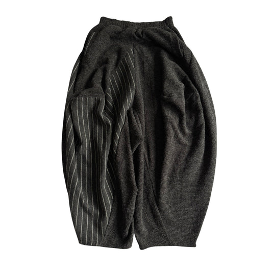 🌚 Pantaloni Grey Drop Crotch Wide Leg / Balloon – Uni Size - anbracaminte