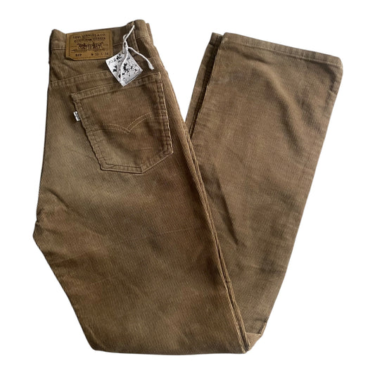 Pantaloni Levi’s Vintage ’90s – 517 Corduroy – Bootcut – Made in USA - anbracaminte