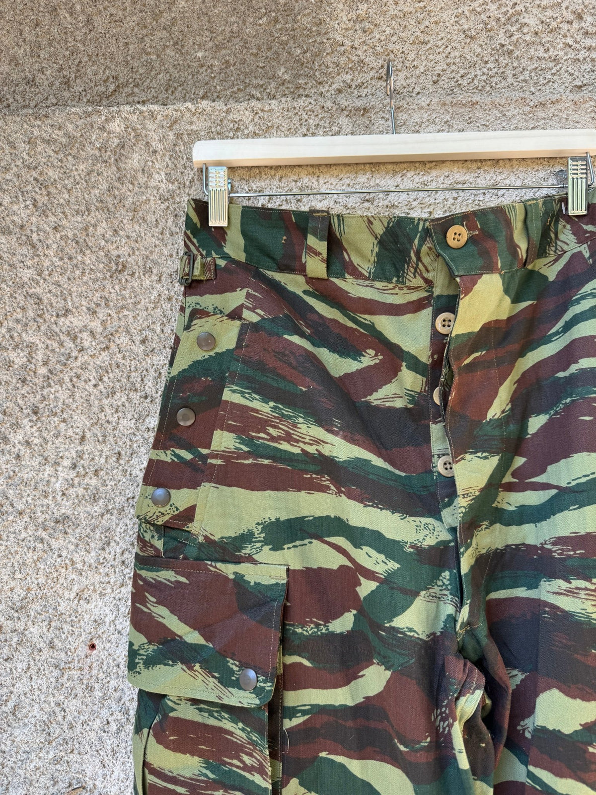 🪖 Pantaloni Militari Francezi M47 Lizard Print Paratroopers | Anii '50 - anbracaminte