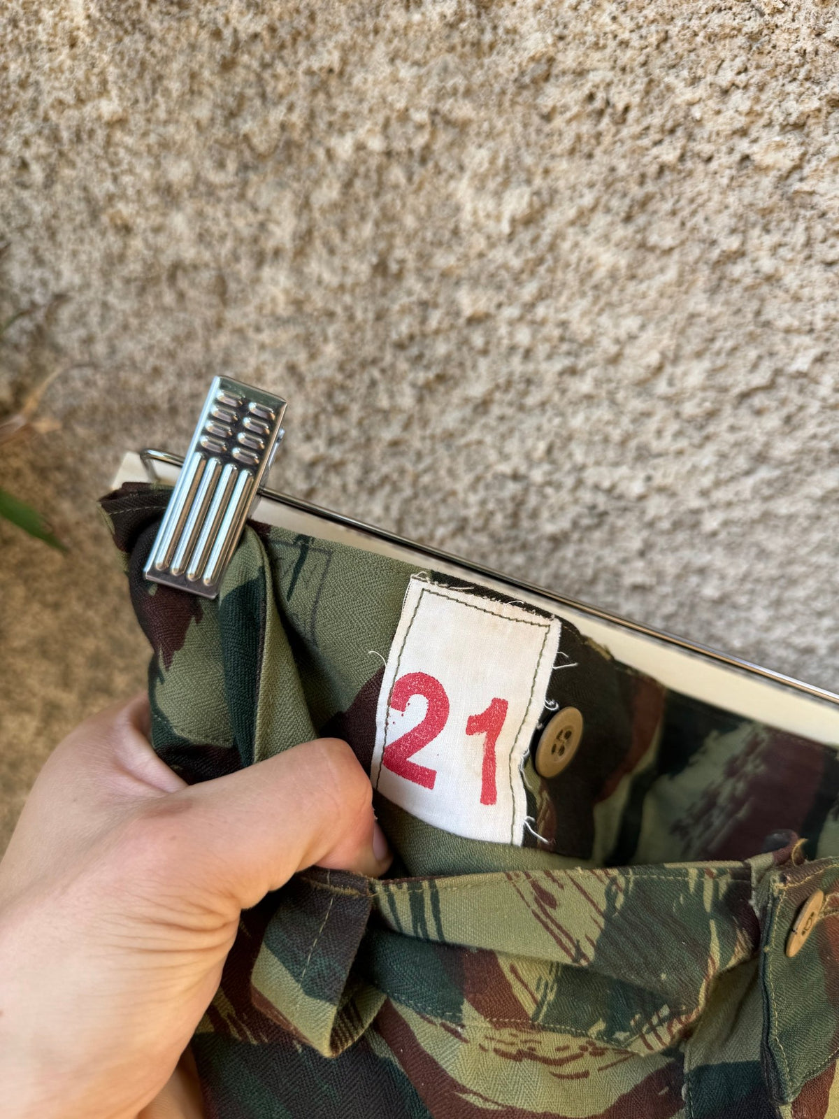 🪖 Pantaloni Militari Francezi M47 Lizard Print Paratroopers | Anii '50 - anbracaminte