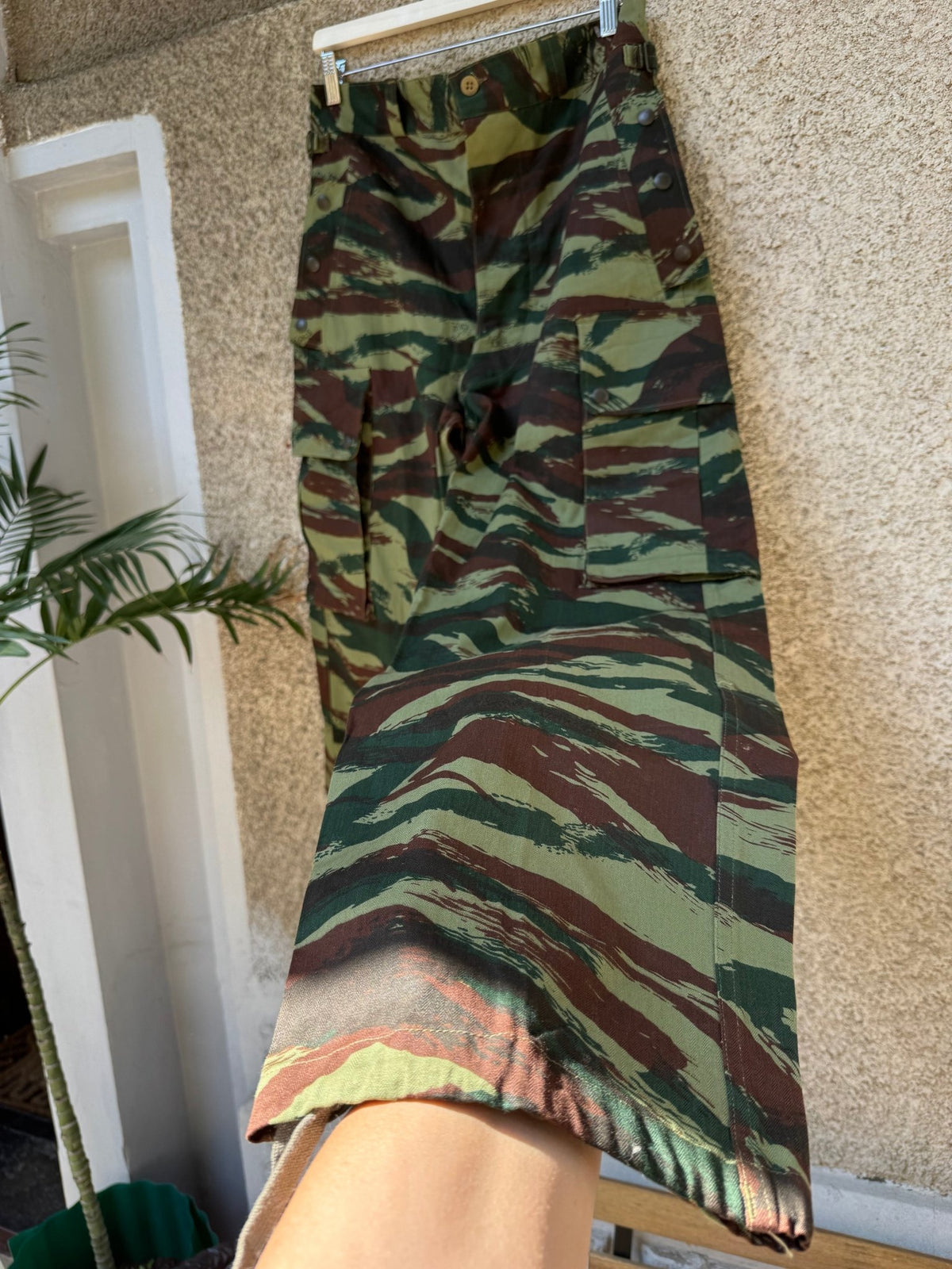 🪖 Pantaloni Militari Francezi M47 Lizard Print Paratroopers | Anii '50 - anbracaminte