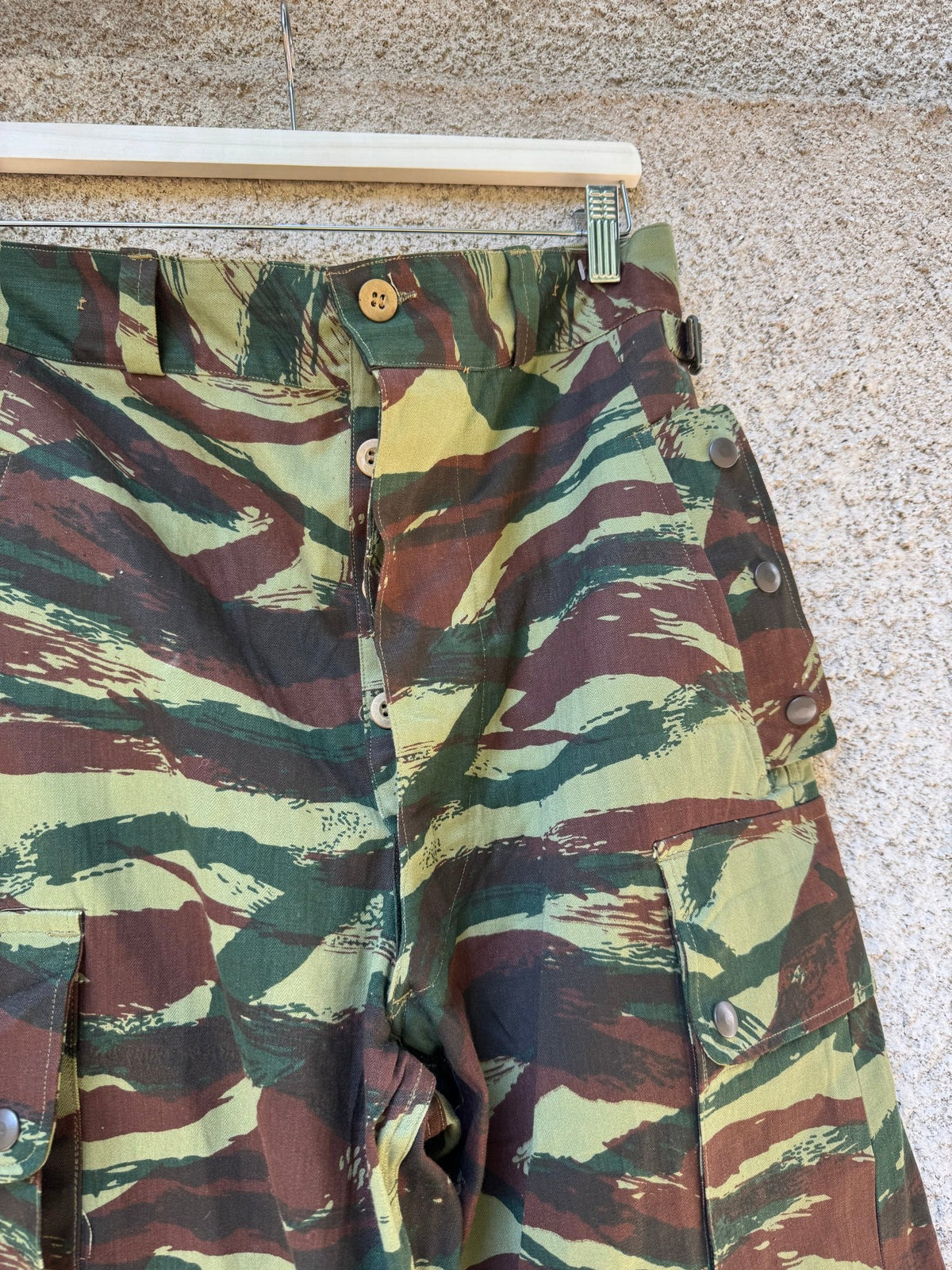 🪖 Pantaloni Militari Francezi M47 Lizard Print Paratroopers | Anii '50 - anbracaminte