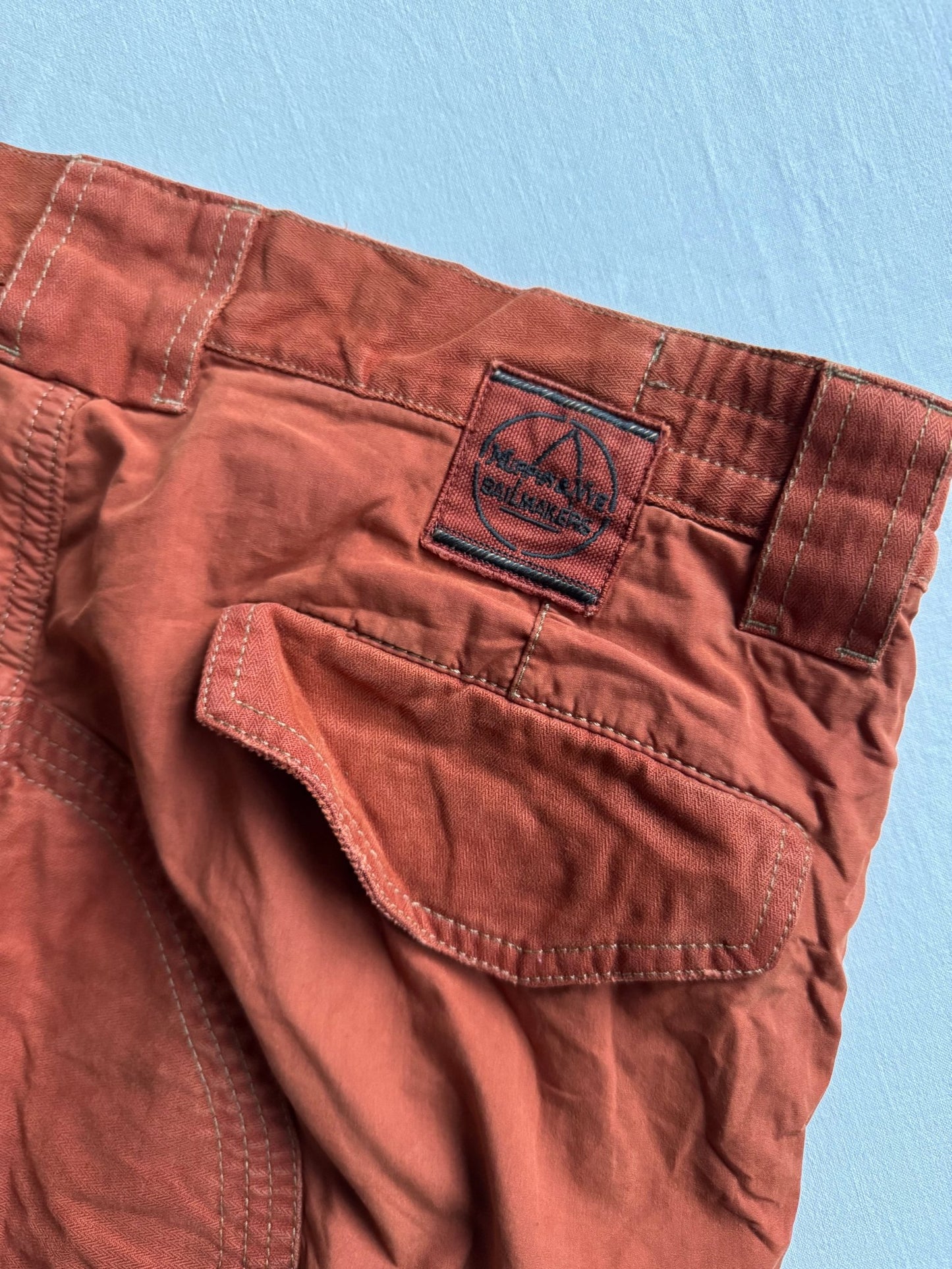 ⛵️ Pantaloni Murphy & Nye Brick Orange Utility – Mărime US 32 - anbracaminte