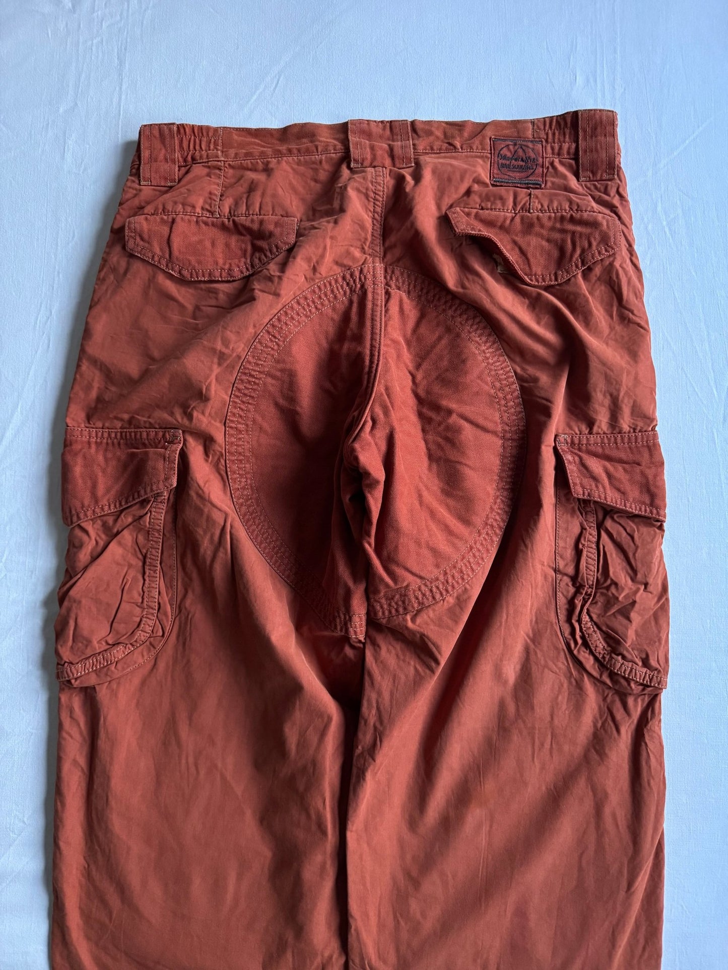 ⛵️ Pantaloni Murphy & Nye Brick Orange Utility – Mărime US 32 - anbracaminte