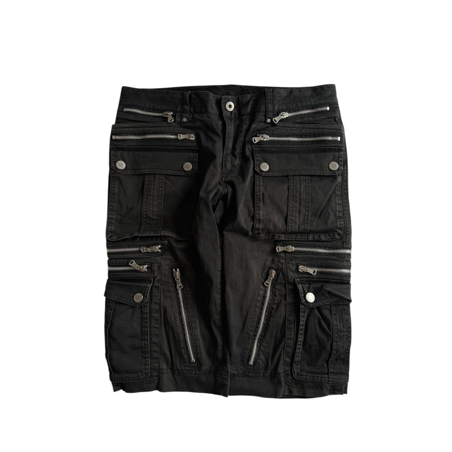 🛬 Pantaloni Scurți Dolce & Gabbana Runway S/S 2008 Multi Zipper Cargo – IT 48 - anbracaminte