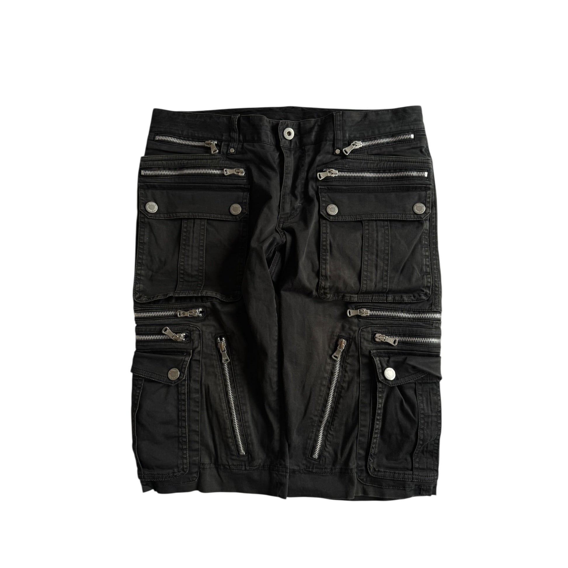 🛬 Pantaloni Scurți Dolce & Gabbana Runway S/S 2008 Multi Zipper Cargo – IT 48 - anbracaminte