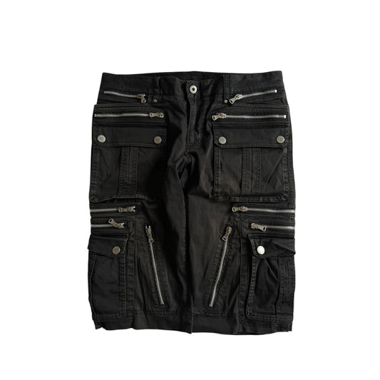 🛬 Pantaloni Scurți Dolce & Gabbana Runway S/S 2008 Multi Zipper Cargo – IT 48 - anbracaminte
