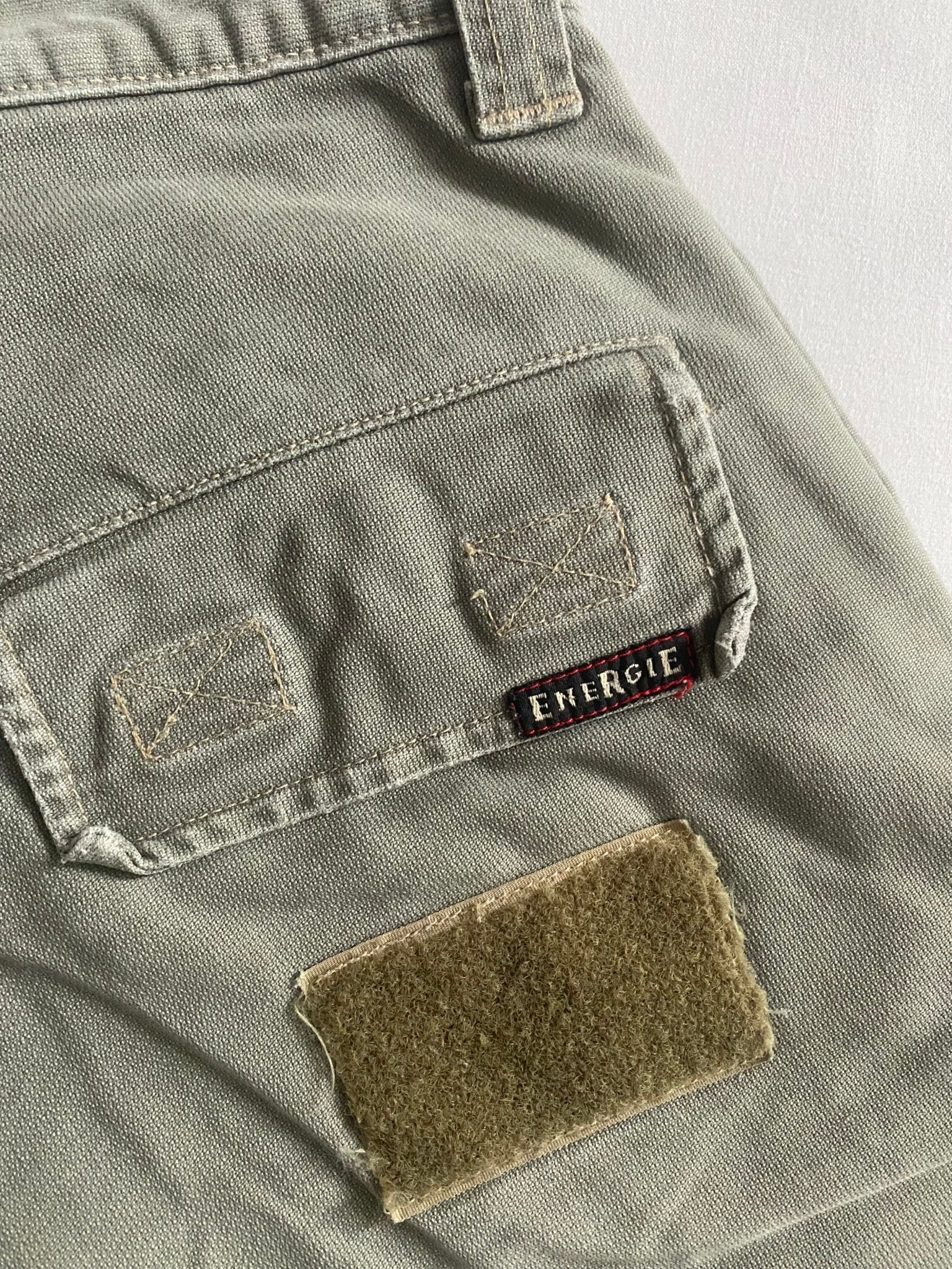 Pantaloni stil military Y2K Energie, mărimea US 26, fabricați în Italia 🫡🇮🇹 - anbracaminte
