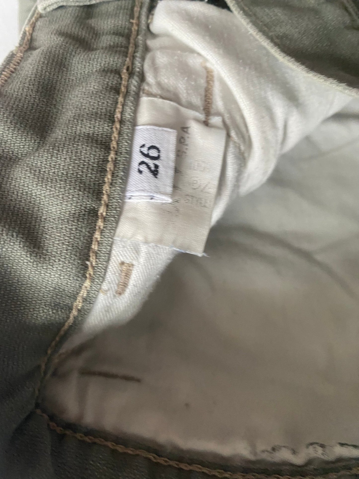 Pantaloni stil military Y2K Energie, mărimea US 26, fabricați în Italia 🫡🇮🇹 - anbracaminte