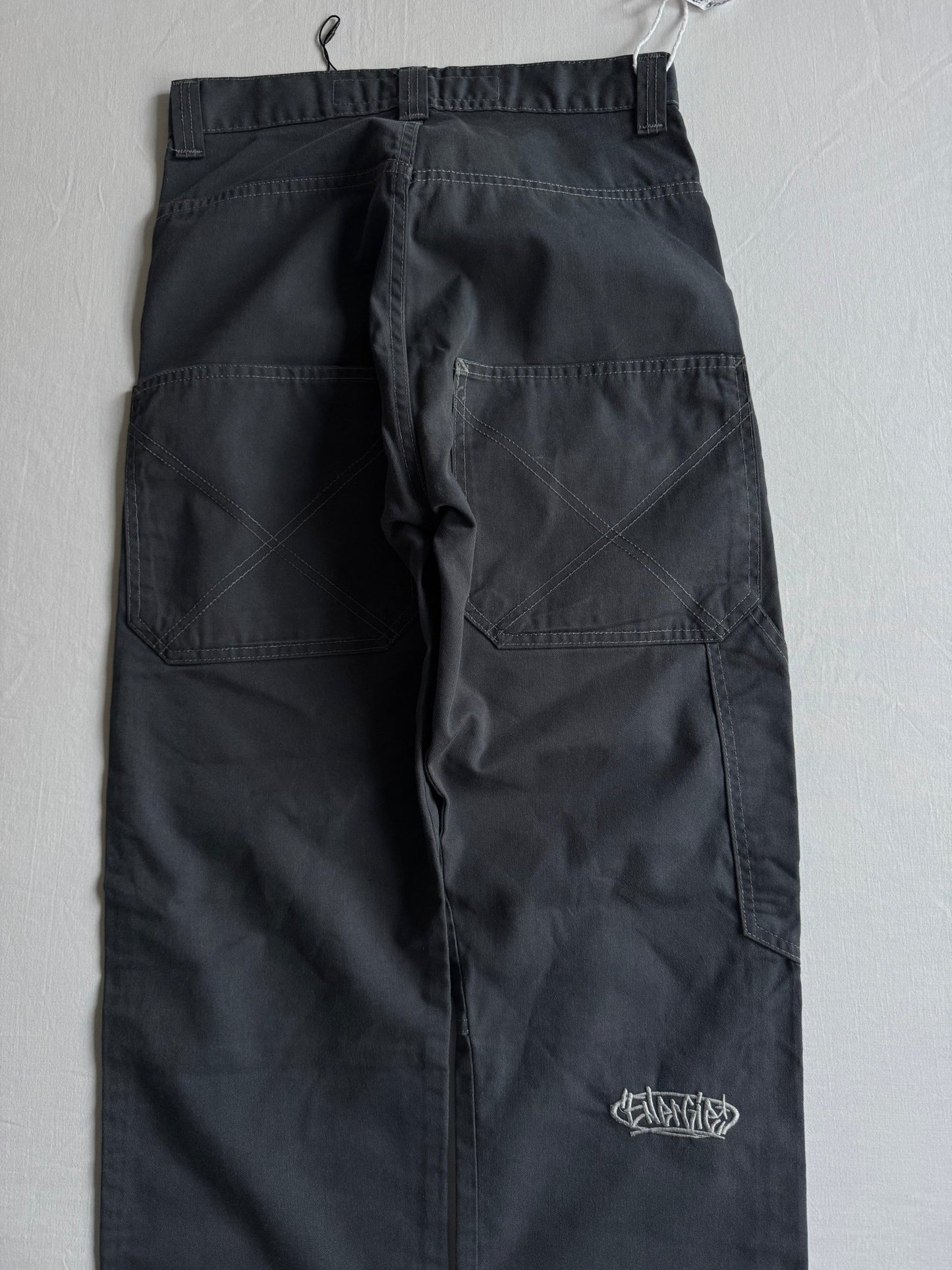 🔨 Pantaloni Utility Vintage Energie Gri – Made in Italy – US 26 (EU 36) - anbracaminte