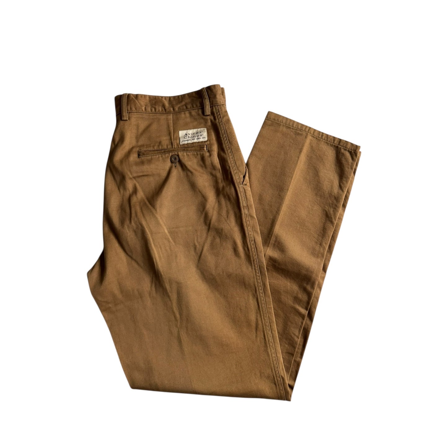 🪖 Pantaloni Vintage Avirex Chinos Maro – Mărimea W34 x L34 - anbracaminte