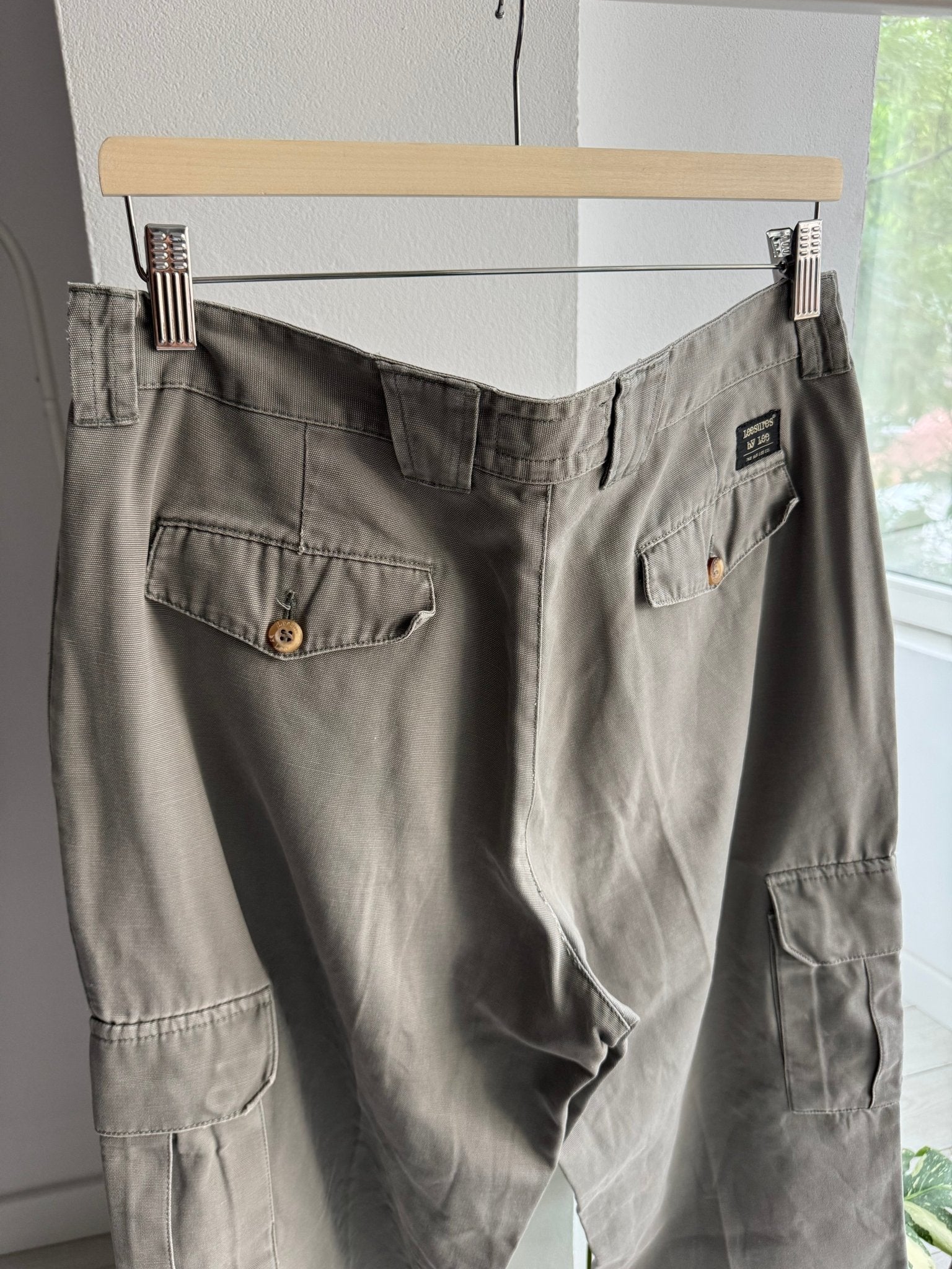 🪖 Pantaloni Vintage Lee Leesures Fatigue Cargo – W34 x L34 - anbracaminte