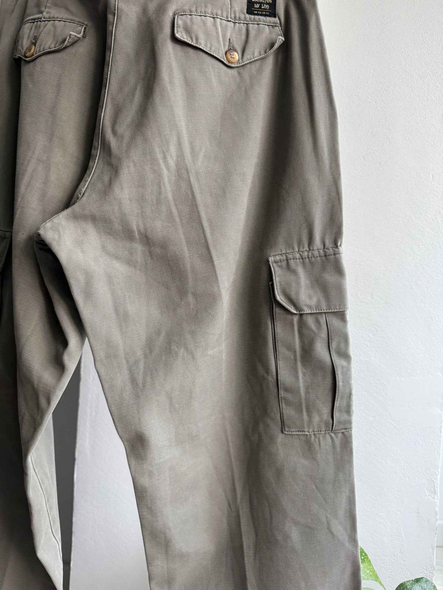 🪖 Pantaloni Vintage Lee Leesures Fatigue Cargo – W34 x L34 - anbracaminte