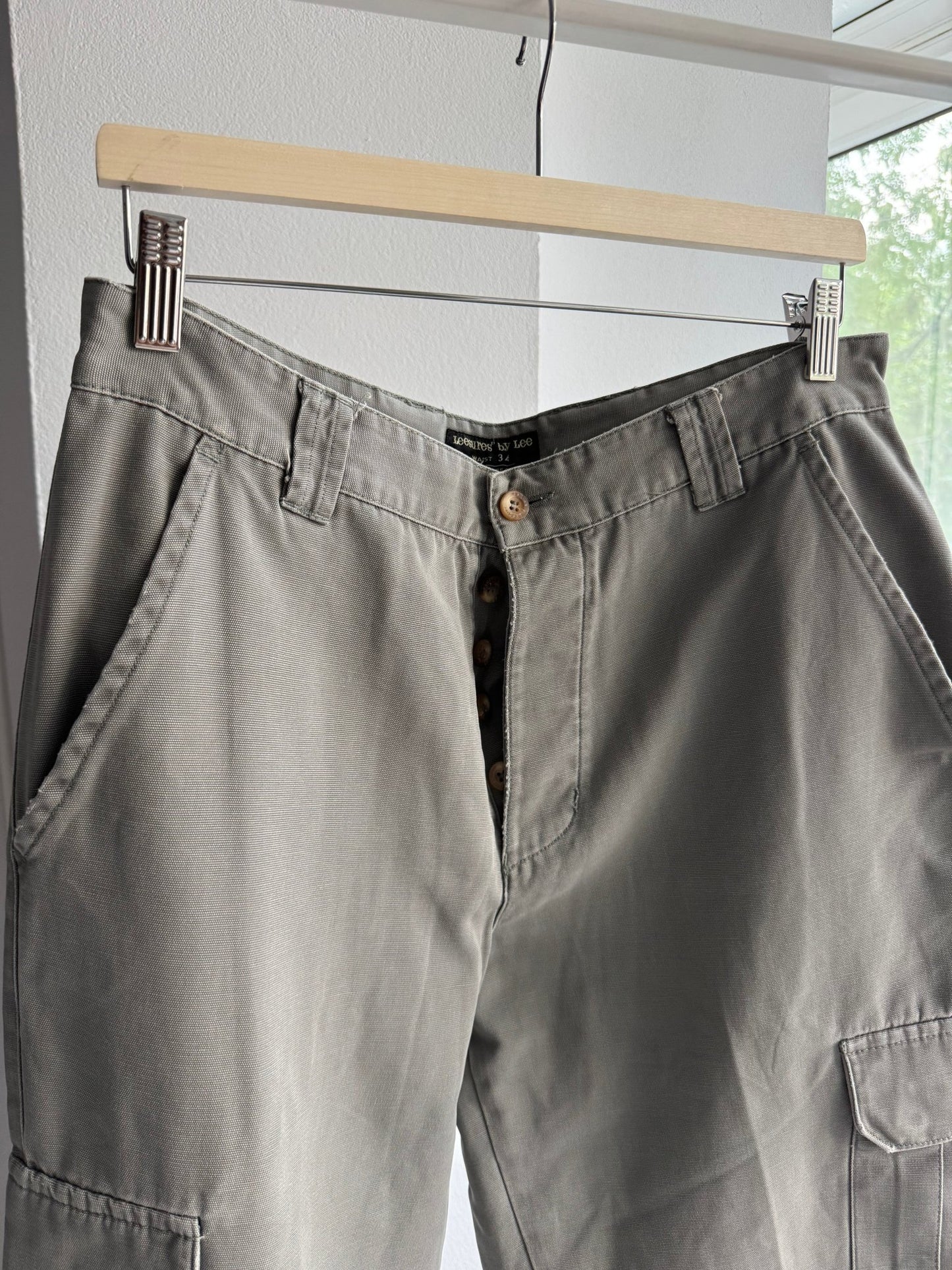 🪖 Pantaloni Vintage Lee Leesures Fatigue Cargo – W34 x L34 - anbracaminte