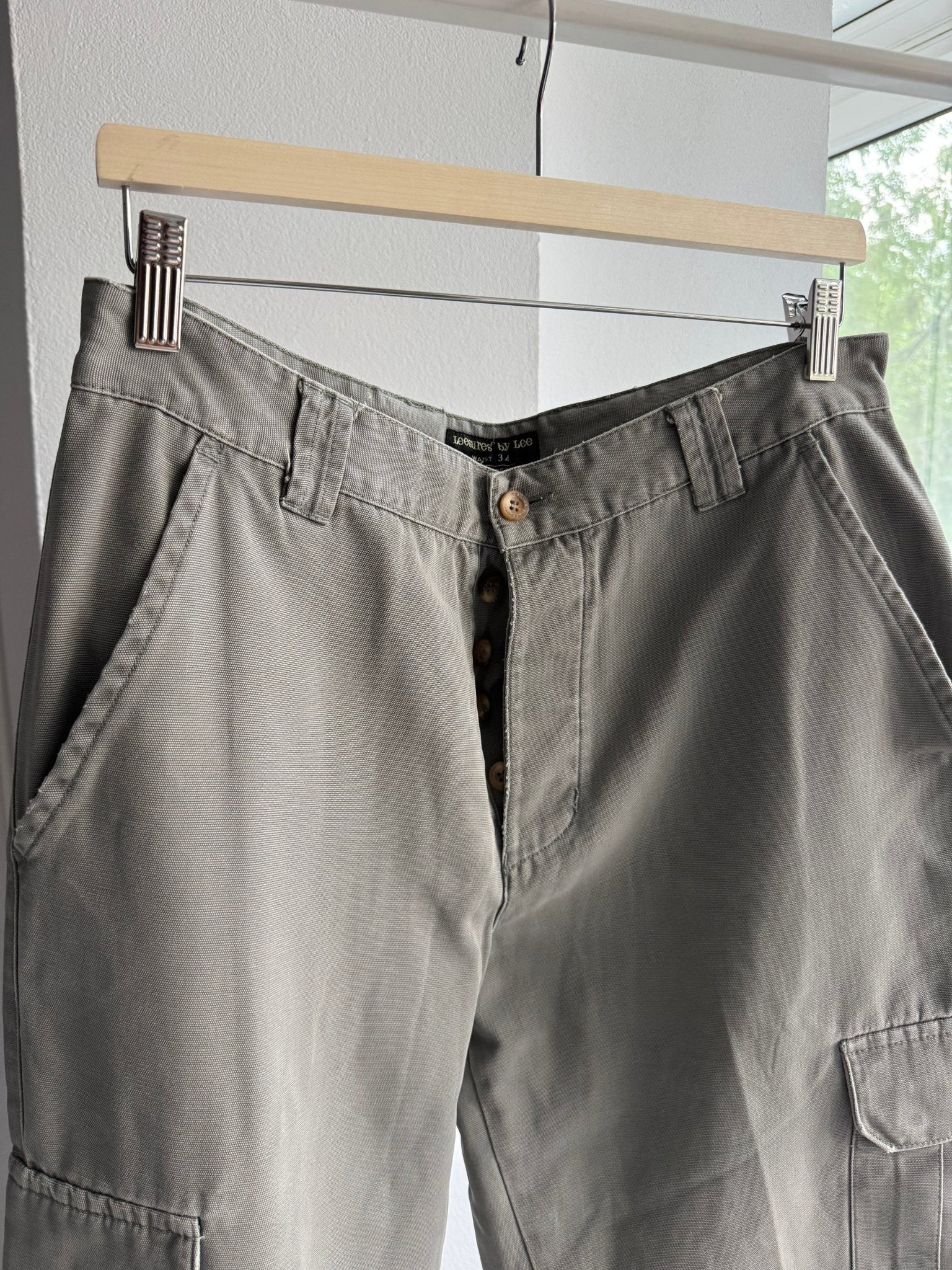 🪖 Pantaloni Vintage Lee Leesures Fatigue Cargo – W34 x L34 - anbracaminte