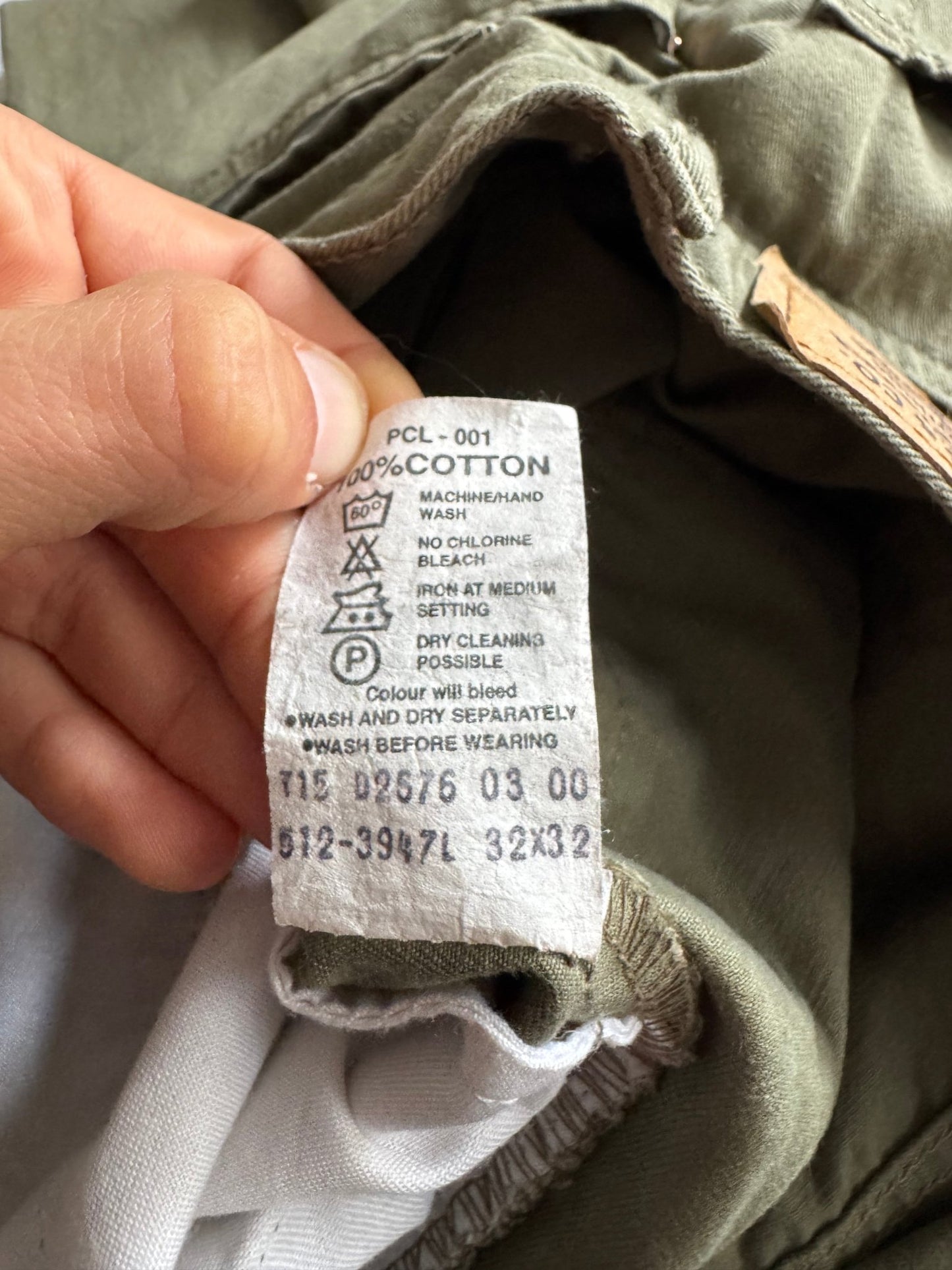 🫒 Pantaloni Vintage Levi’s 512 Relaxed Fit Olive – Mărimea W32 L32 - anbracaminte