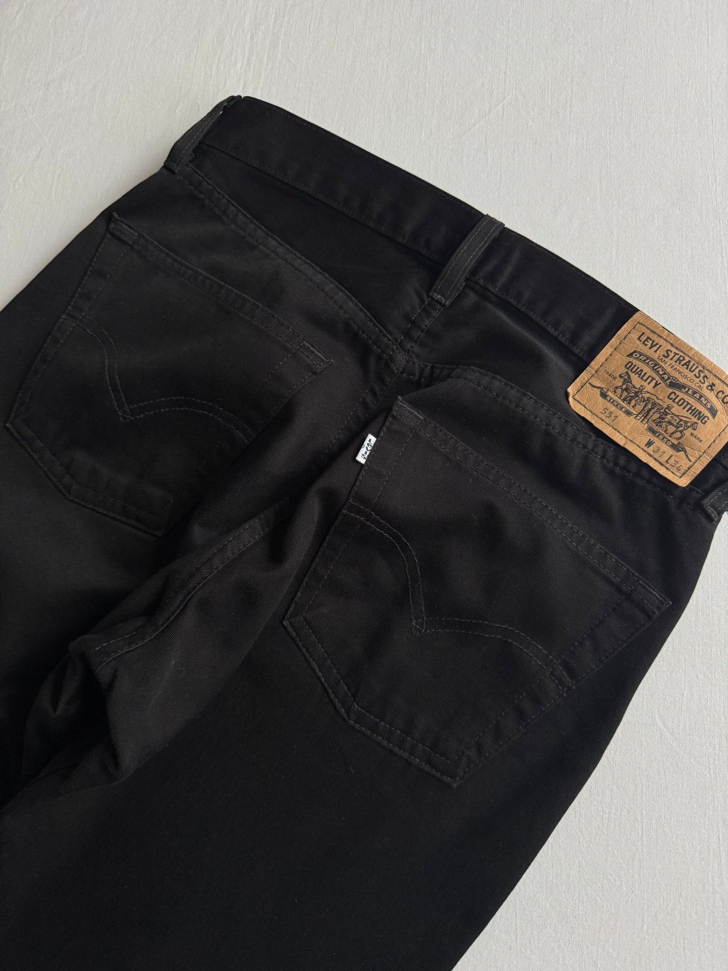☕️ Pantaloni Vintage Levi’s 551 Negri – W31 x L34 | Made in 1998 - anbracaminte