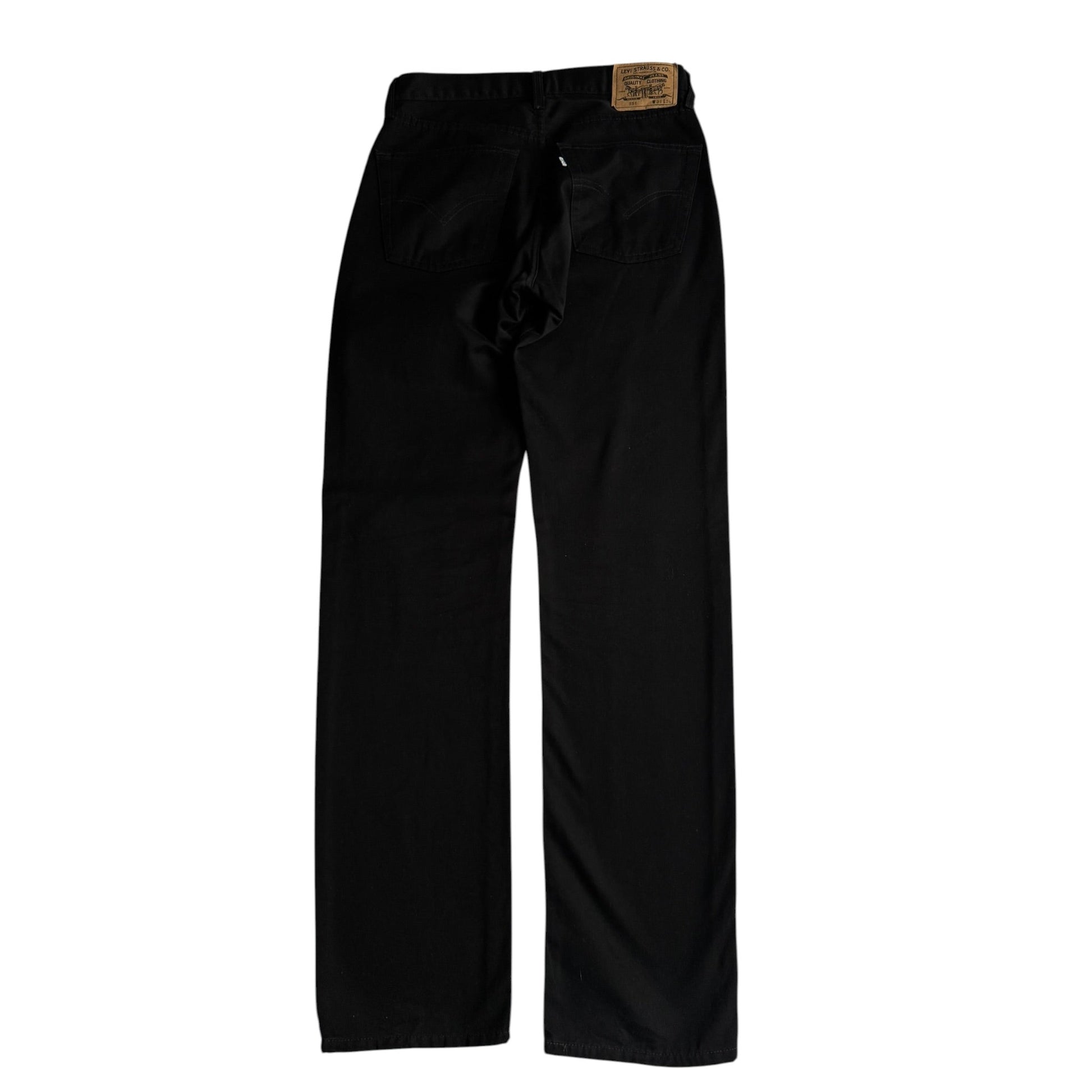 ☕️ Pantaloni Vintage Levi’s 551 Negri – W31 x L34 | Made in 1998 - anbracaminte