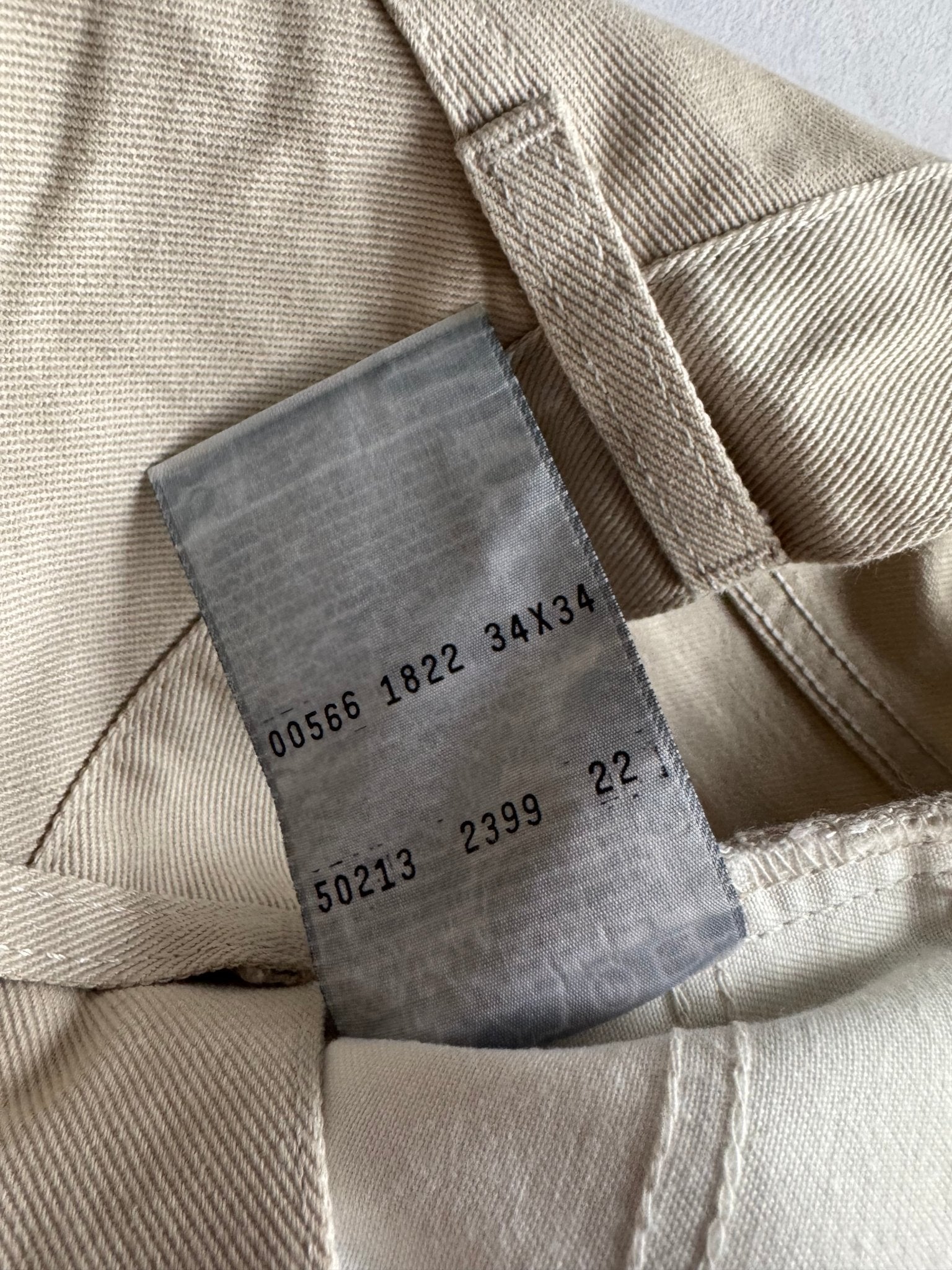 🍦 Pantaloni Vintage Levi’s 566 Sta - Prest – W34 L34 (Relaxed Fit) - anbracaminte