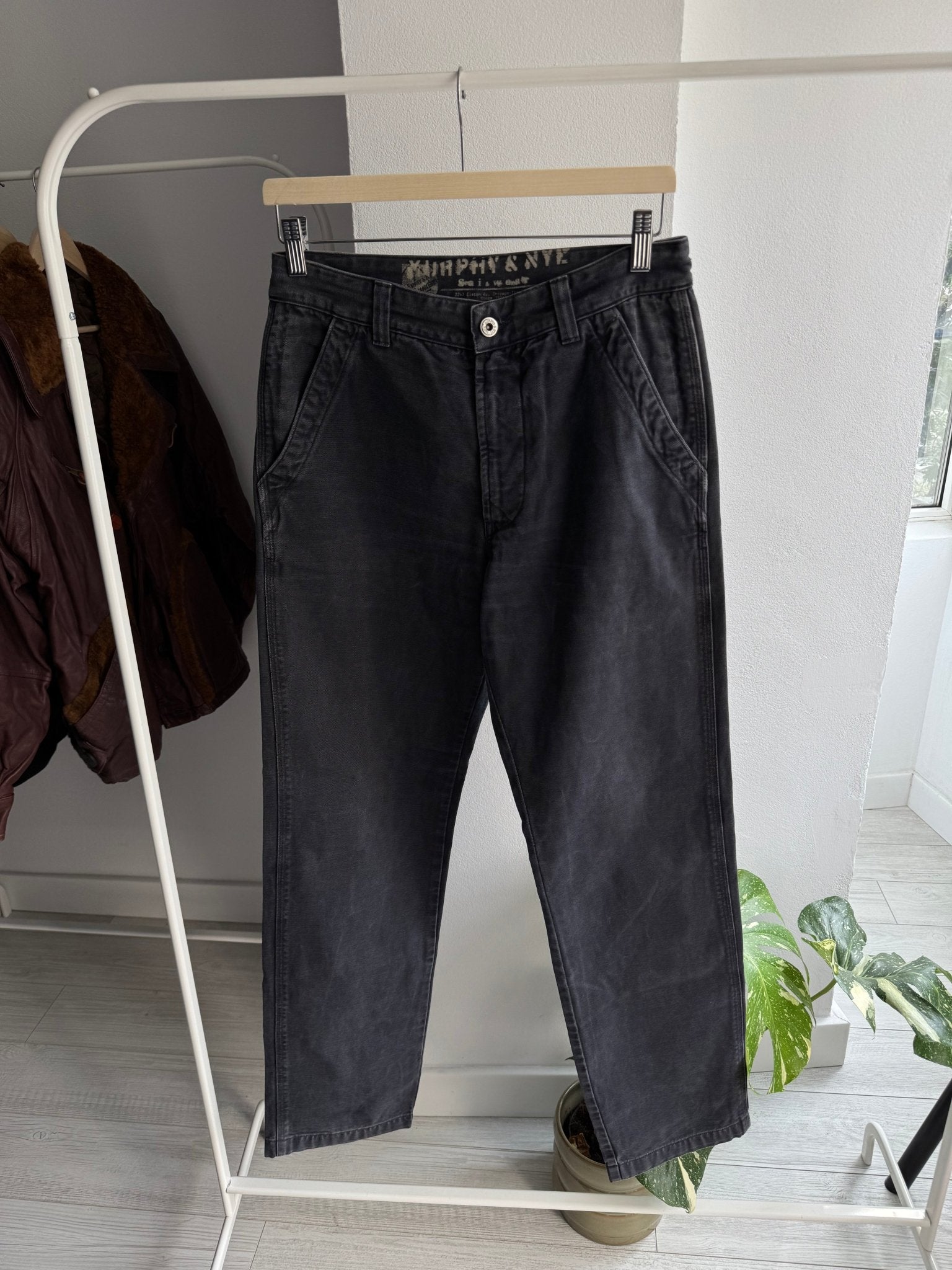 ⛵️ Pantaloni Vintage Murphy&Nye Canvas Fatigue – W31 Bărbați - anbracaminte