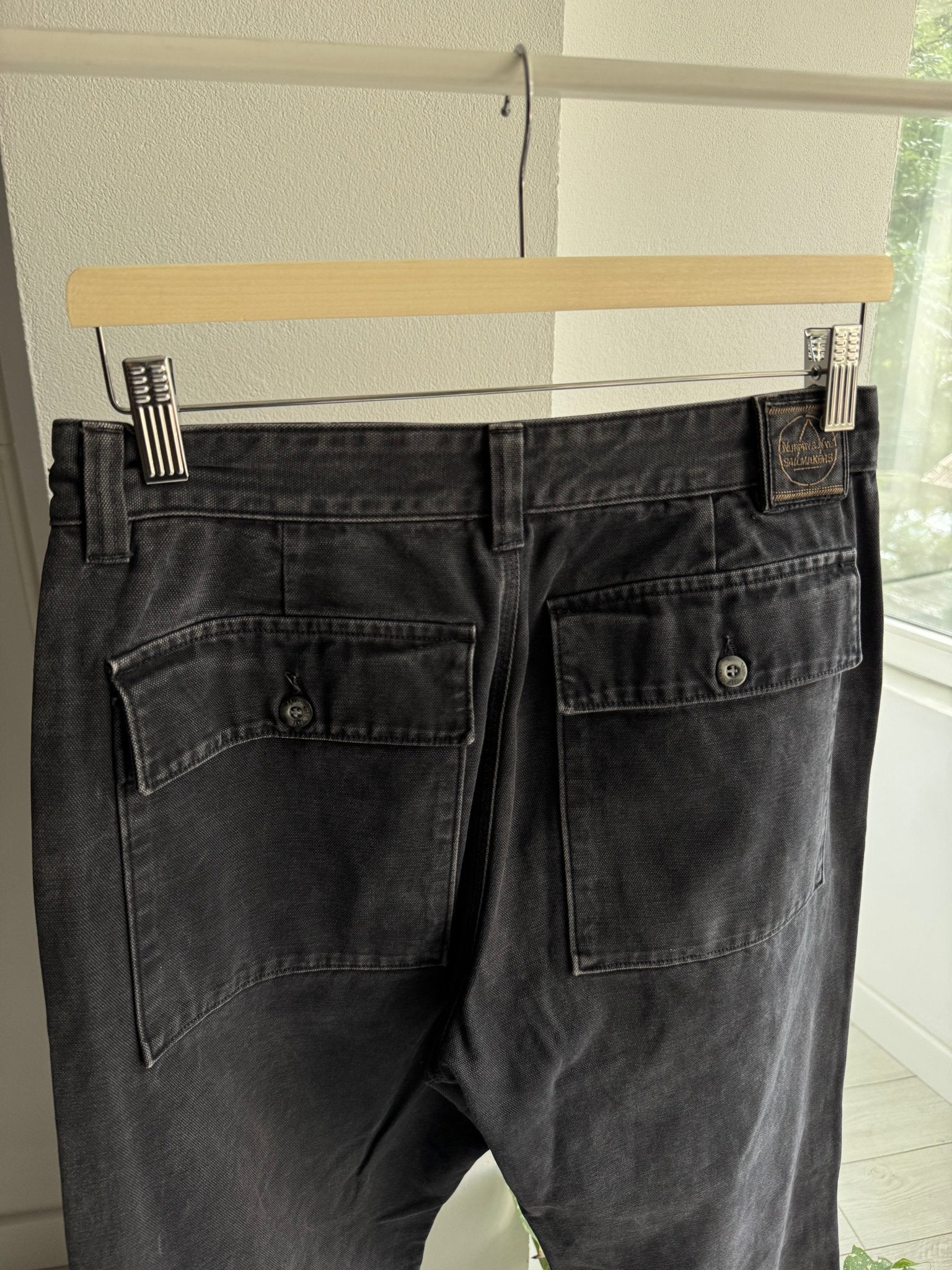⛵️ Pantaloni Vintage Murphy&Nye Canvas Fatigue – W31 Bărbați - anbracaminte