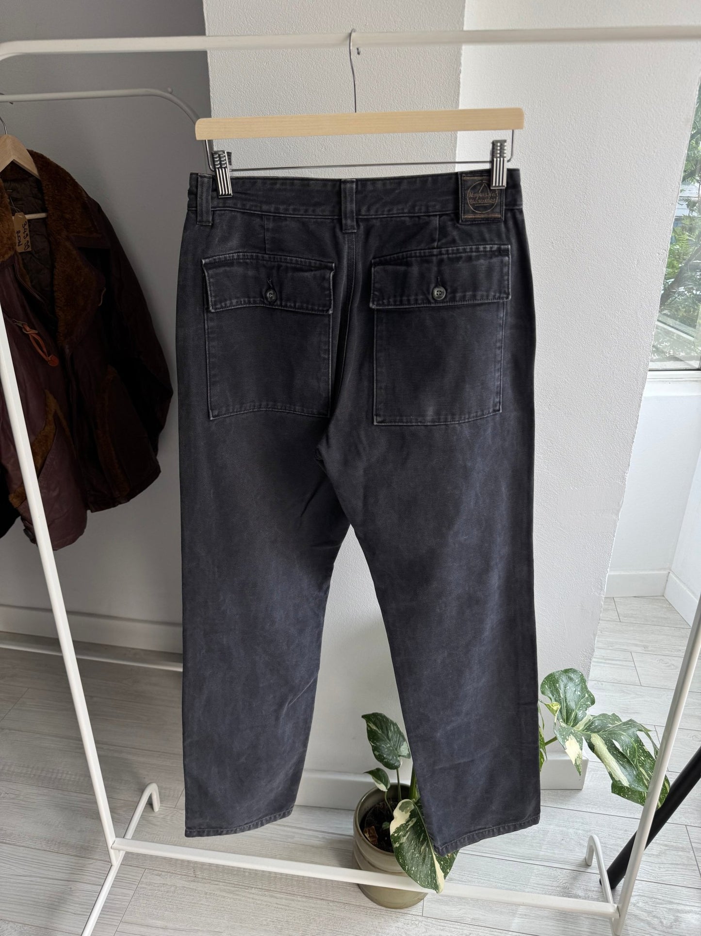 ⛵️ Pantaloni Vintage Murphy&Nye Canvas Fatigue – W31 Bărbați - anbracaminte