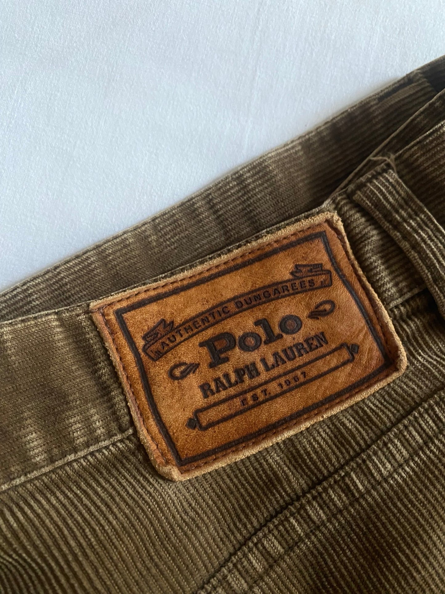 Pantaloni Vintage Polo by Ralph Lauren – Catifea Maro – W34 x L32 - anbracaminte
