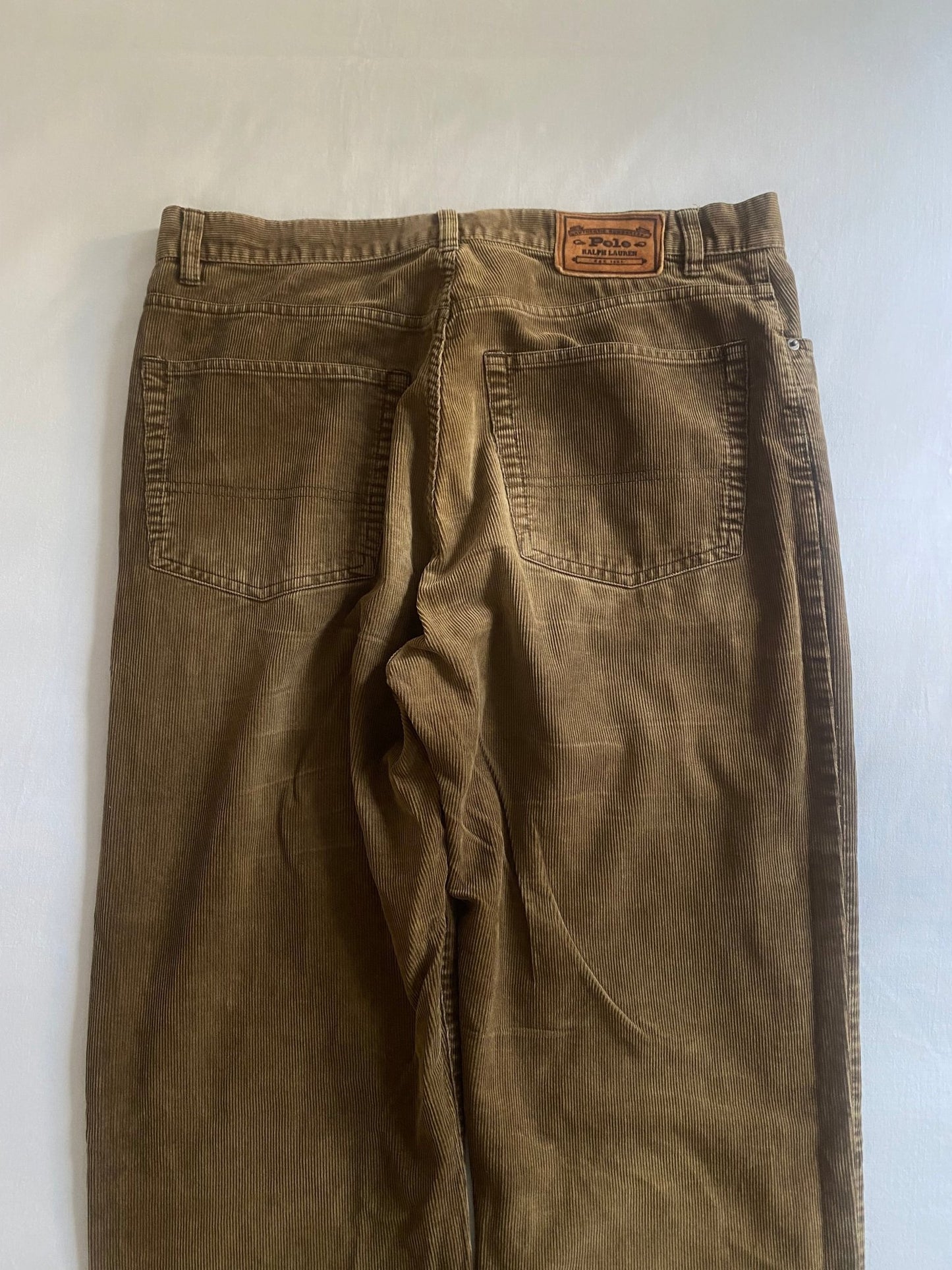 Pantaloni Vintage Polo by Ralph Lauren – Catifea Maro – W34 x L32 - anbracaminte