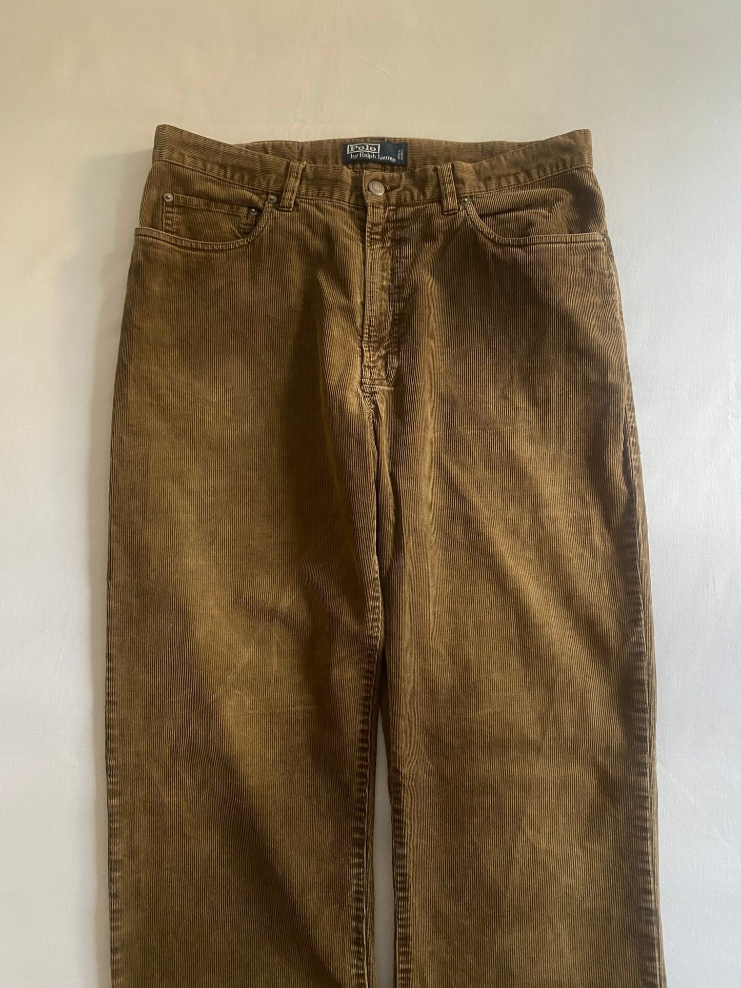 Pantaloni Vintage Polo by Ralph Lauren – Catifea Maro – W34 x L32 - anbracaminte