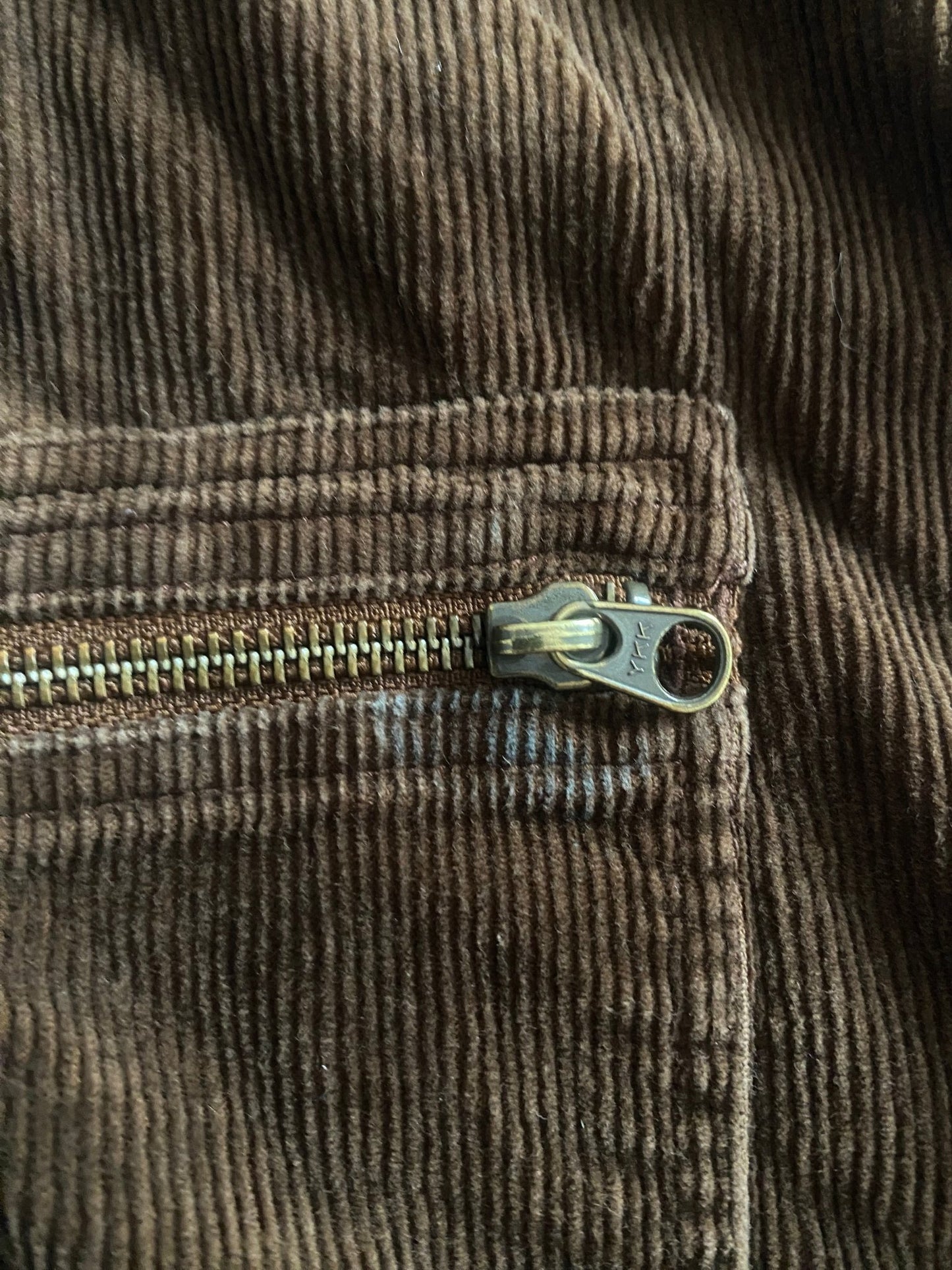 Pantaloni vintage Ralph Lauren pentru femei, cargo din catifea maro tehnică 🍂 - anbracaminte
